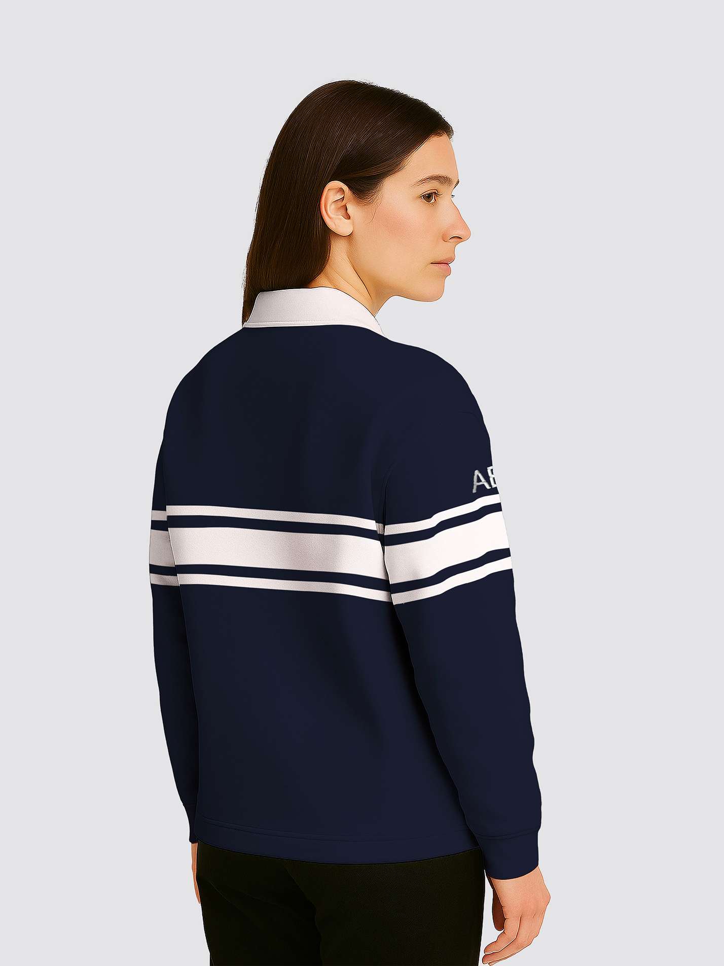 Oxford Varsity Fund Retro Striped Rugby Shirt - Image 5