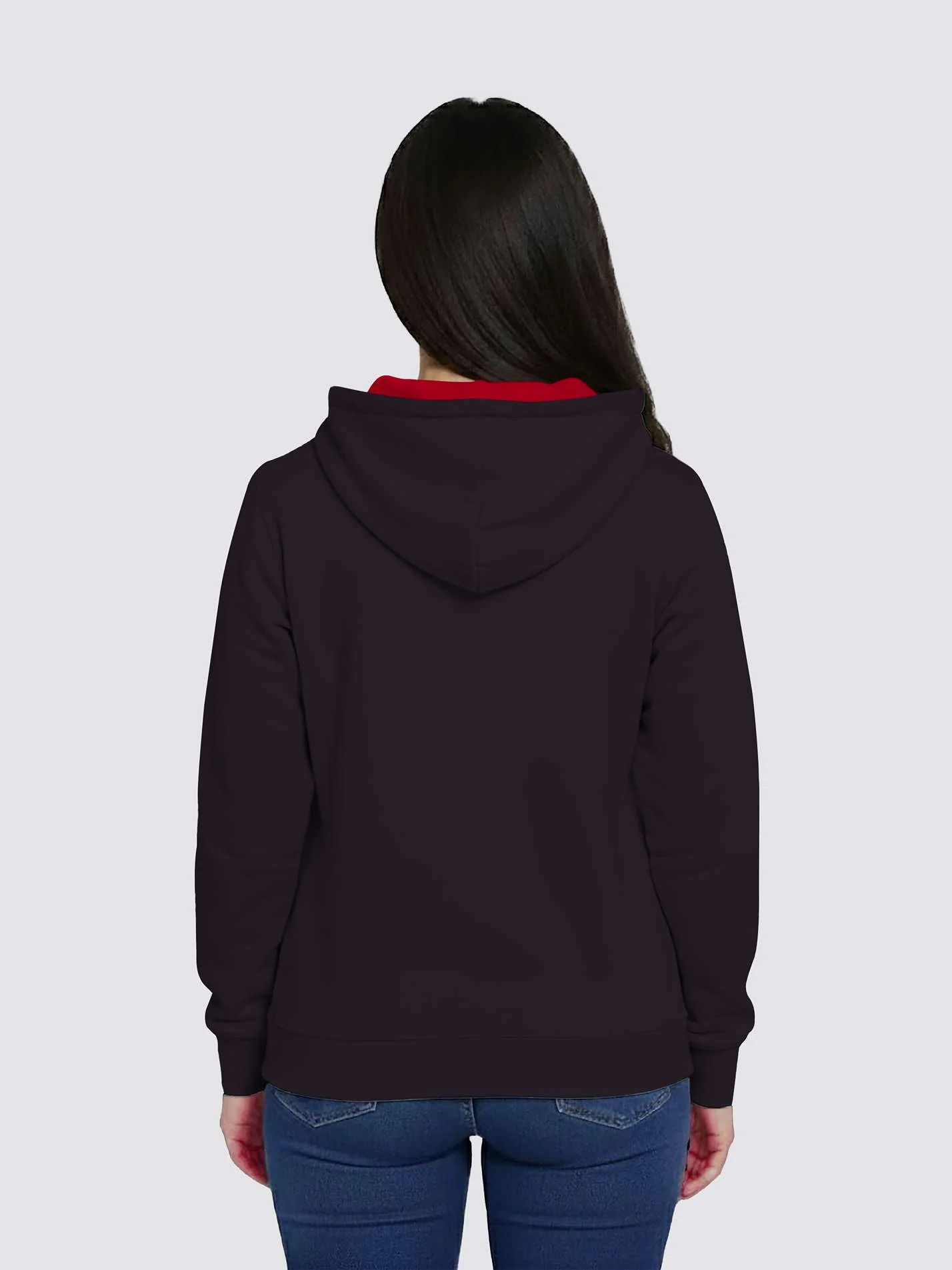 Oxford Women in Business Contrast Hoodie - Image 3