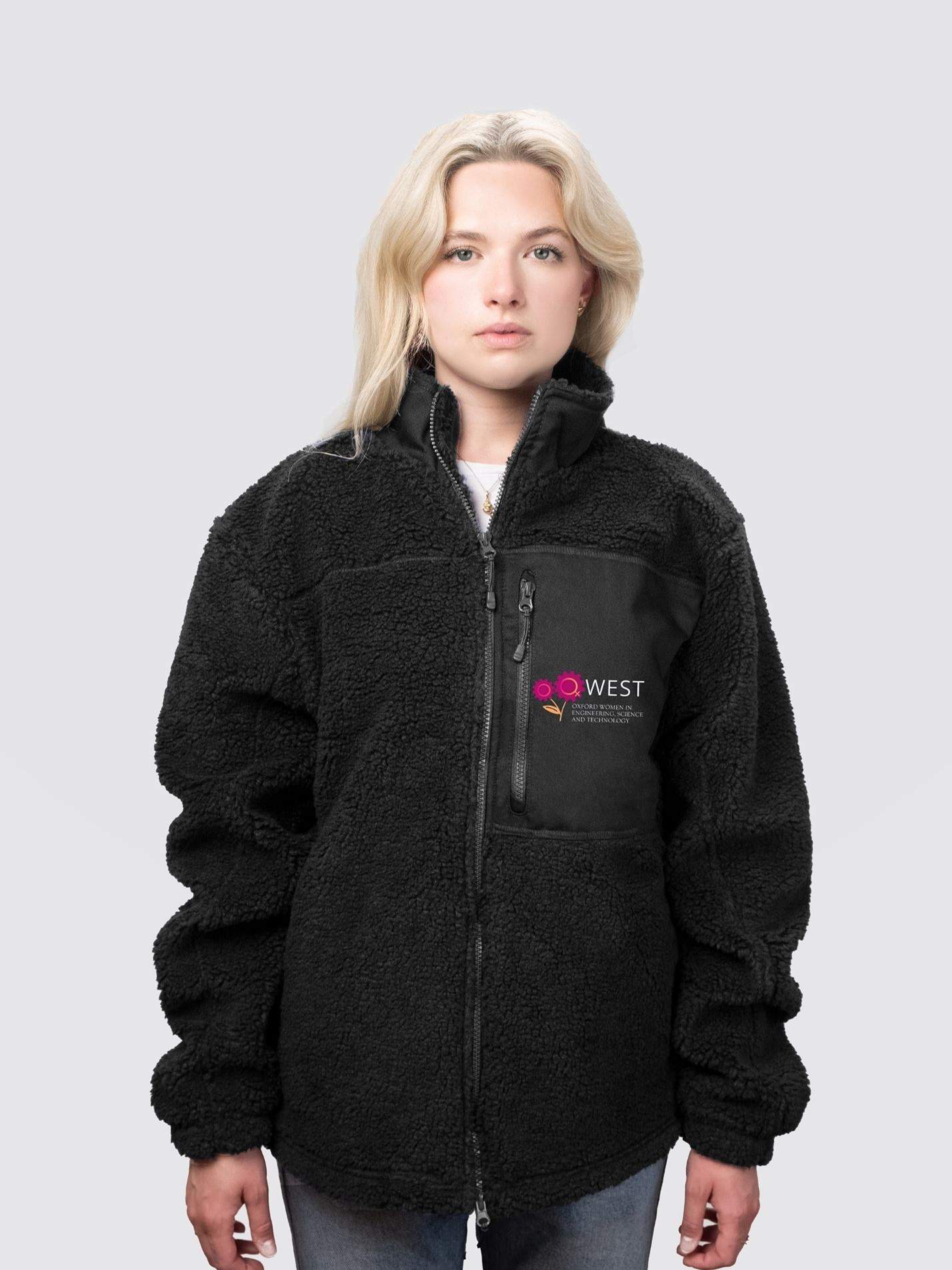 Oxford Women in Engineering, Science and Technology Unisex Fluffy Sherpa Fleece Jacket