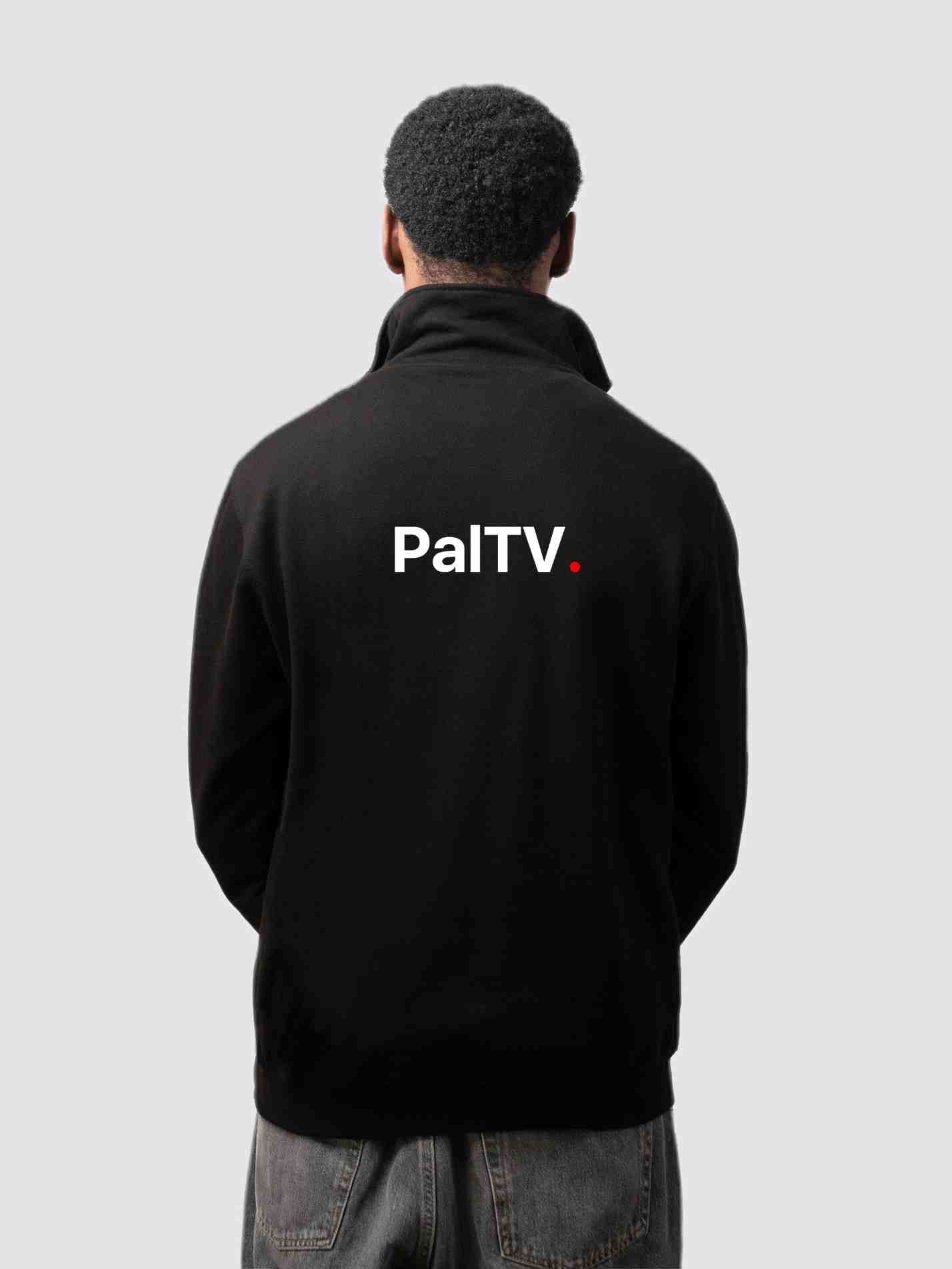 PalTV. Unisex 1/4 Zip Sweatshirt - Image 4