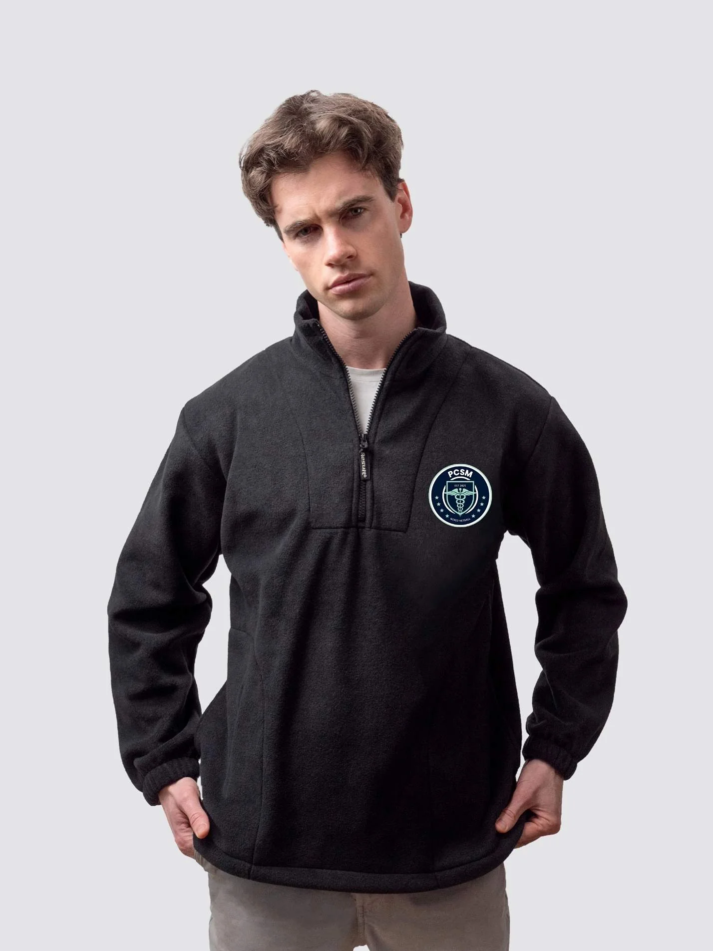 PCSM Mixed Netball Unisex 1/4 Zip Fleece