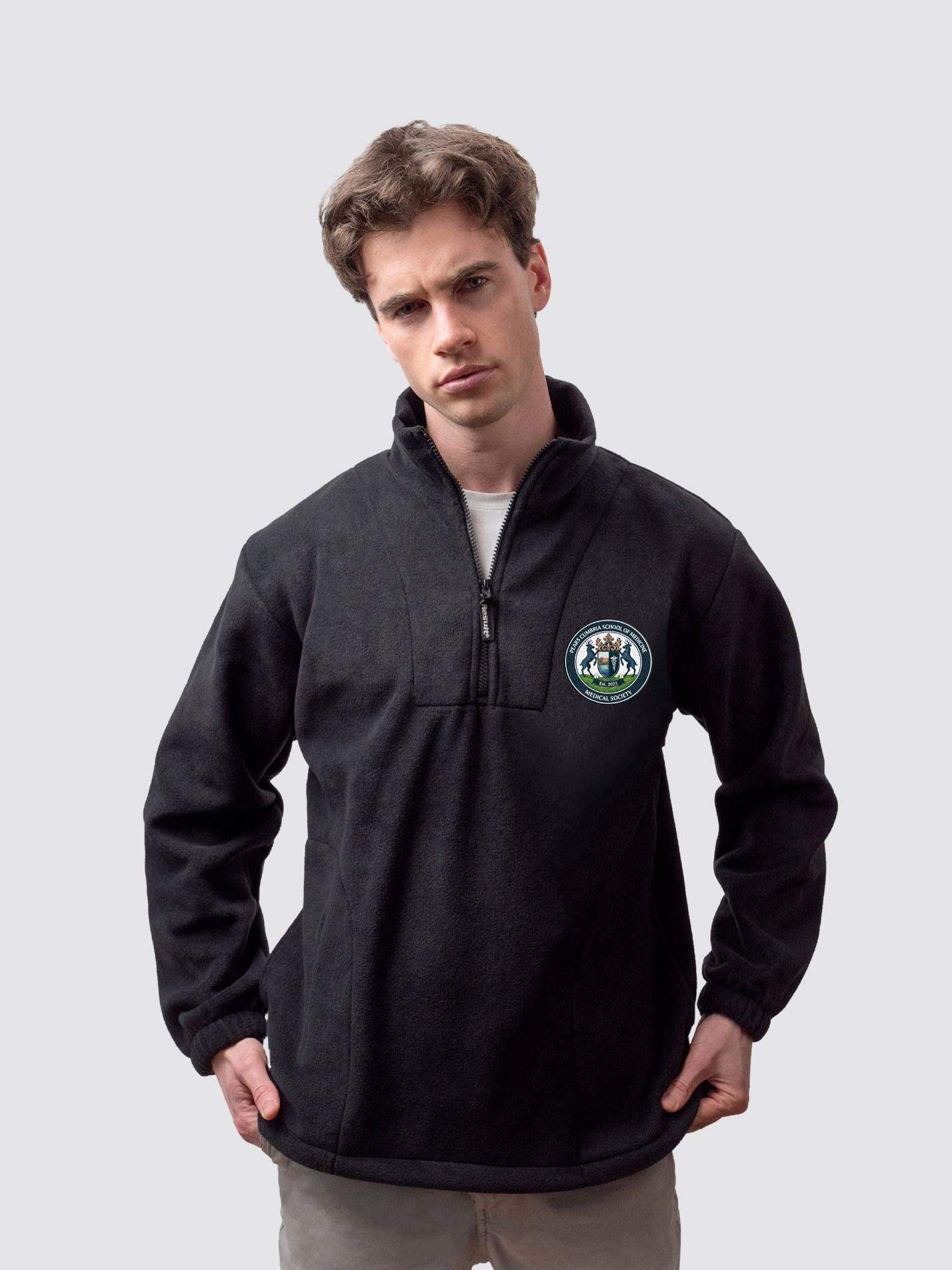 Pears Cumbria School of Medicine Medical Society Unisex 1/4 Zip Fleece