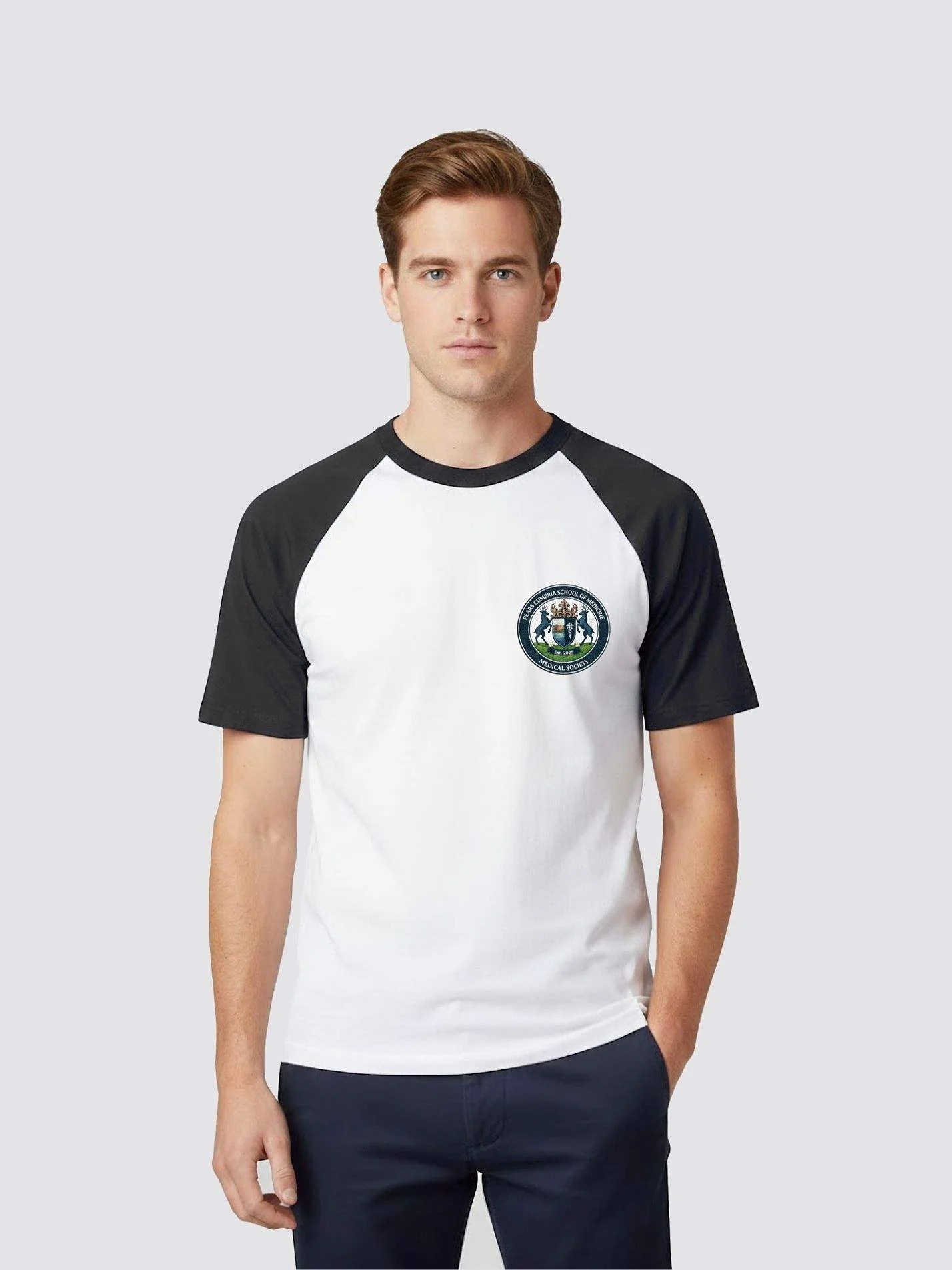 Pears Cumbria School of Medicine Medical Society Unisex Baseball T-Shirt