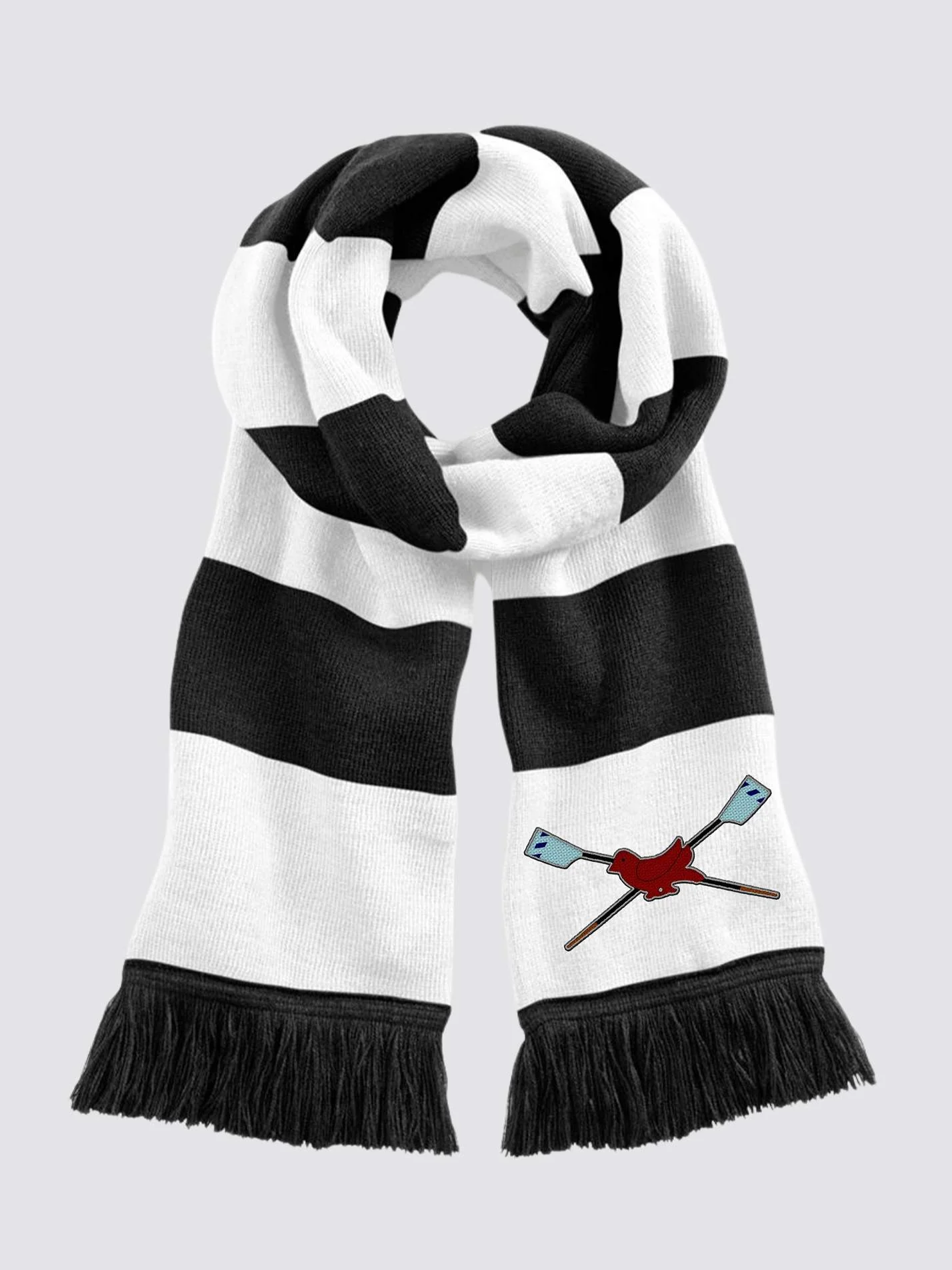 Pembroke College Boat Club Striped Scarf - Image 2