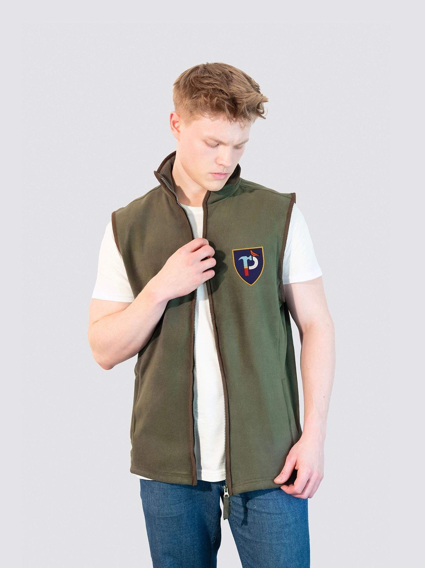 Pembroke Engineers Men's Heritage Gilet Fleece