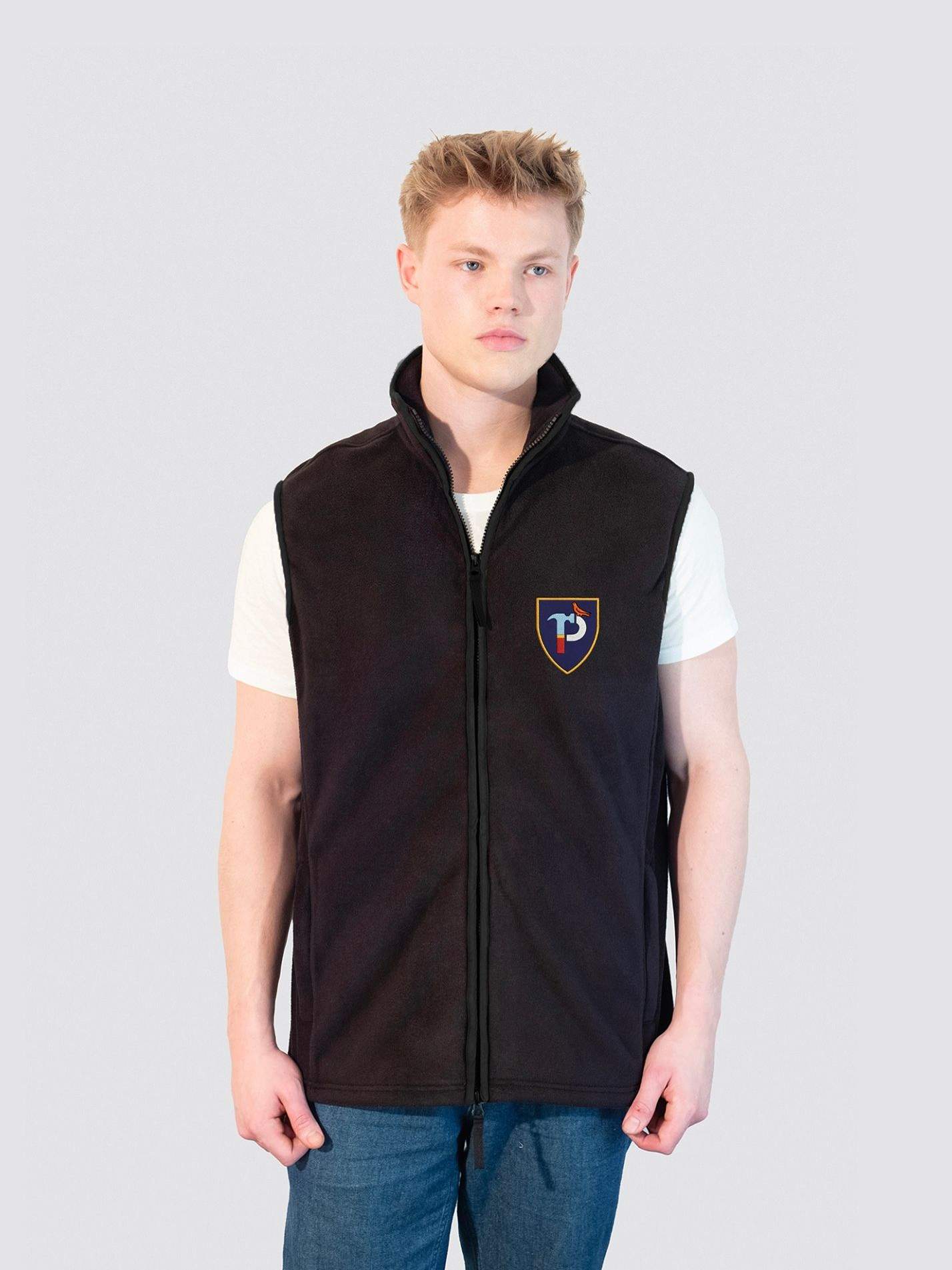 Pembroke Engineers Men's Heritage Gilet Fleece - Image 5