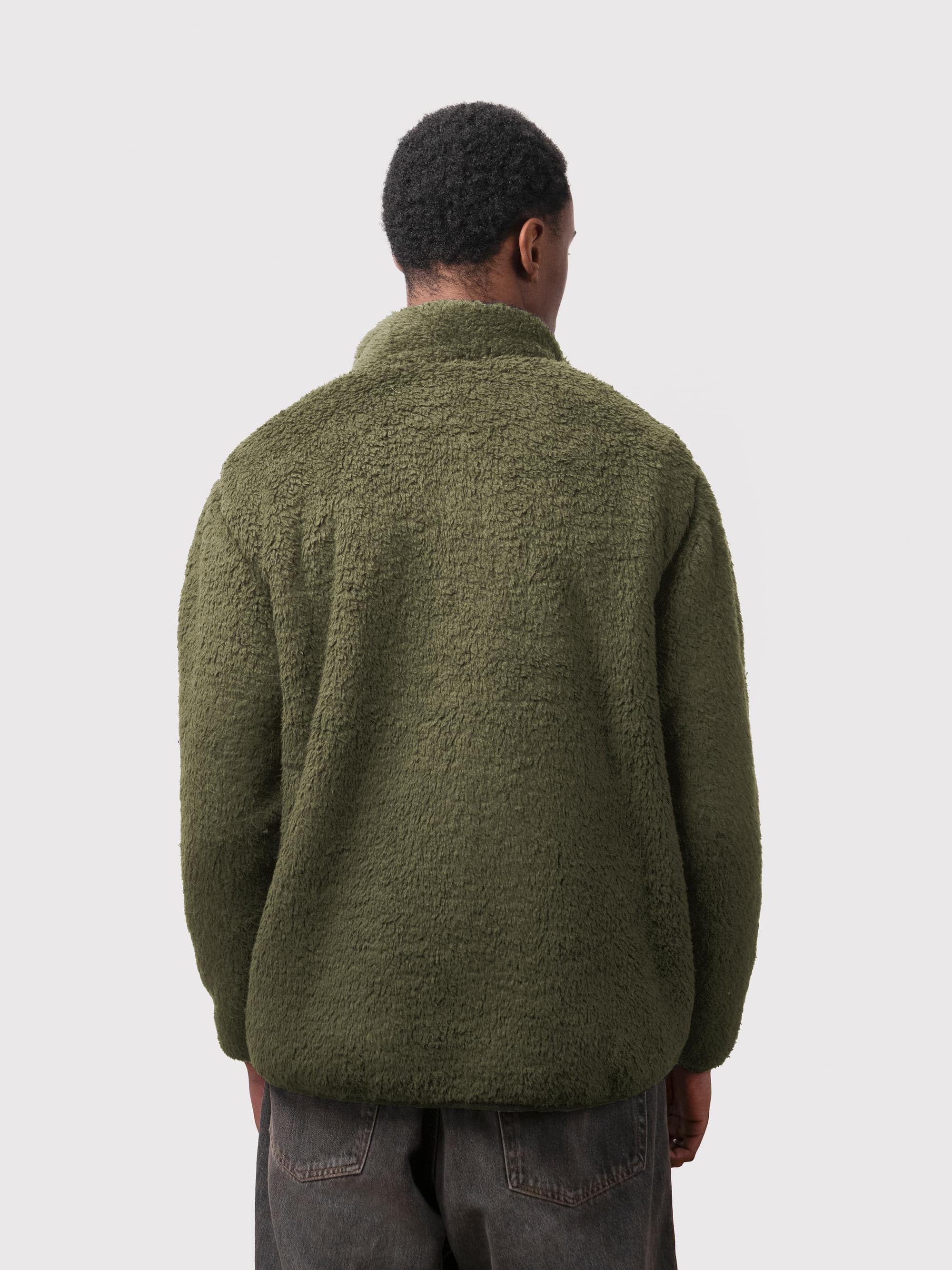 Pembroke Engineers Unisex Sherpa Fleece Zipped Jacket - Image 4