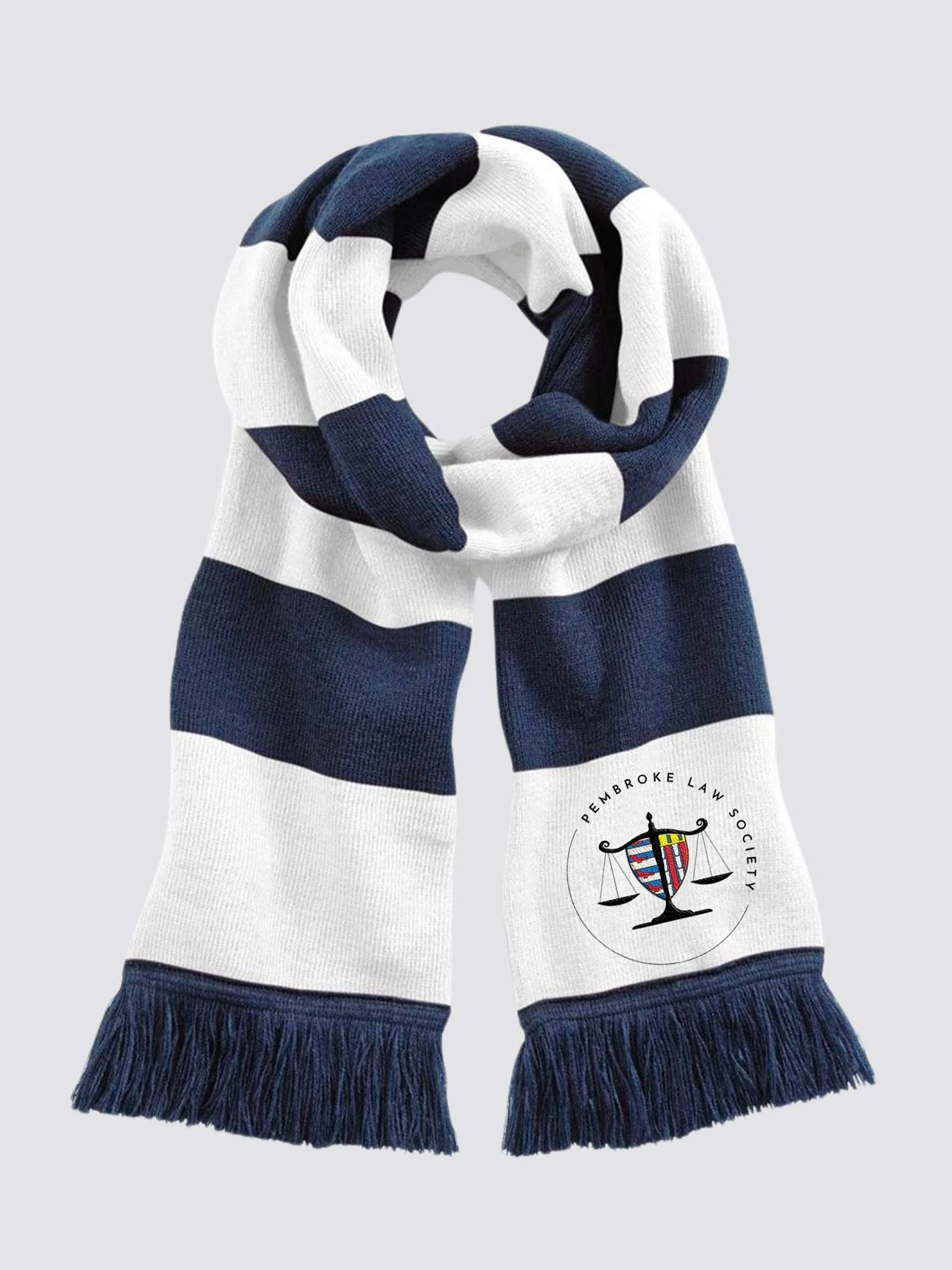 Pembroke Law Society Striped Scarf