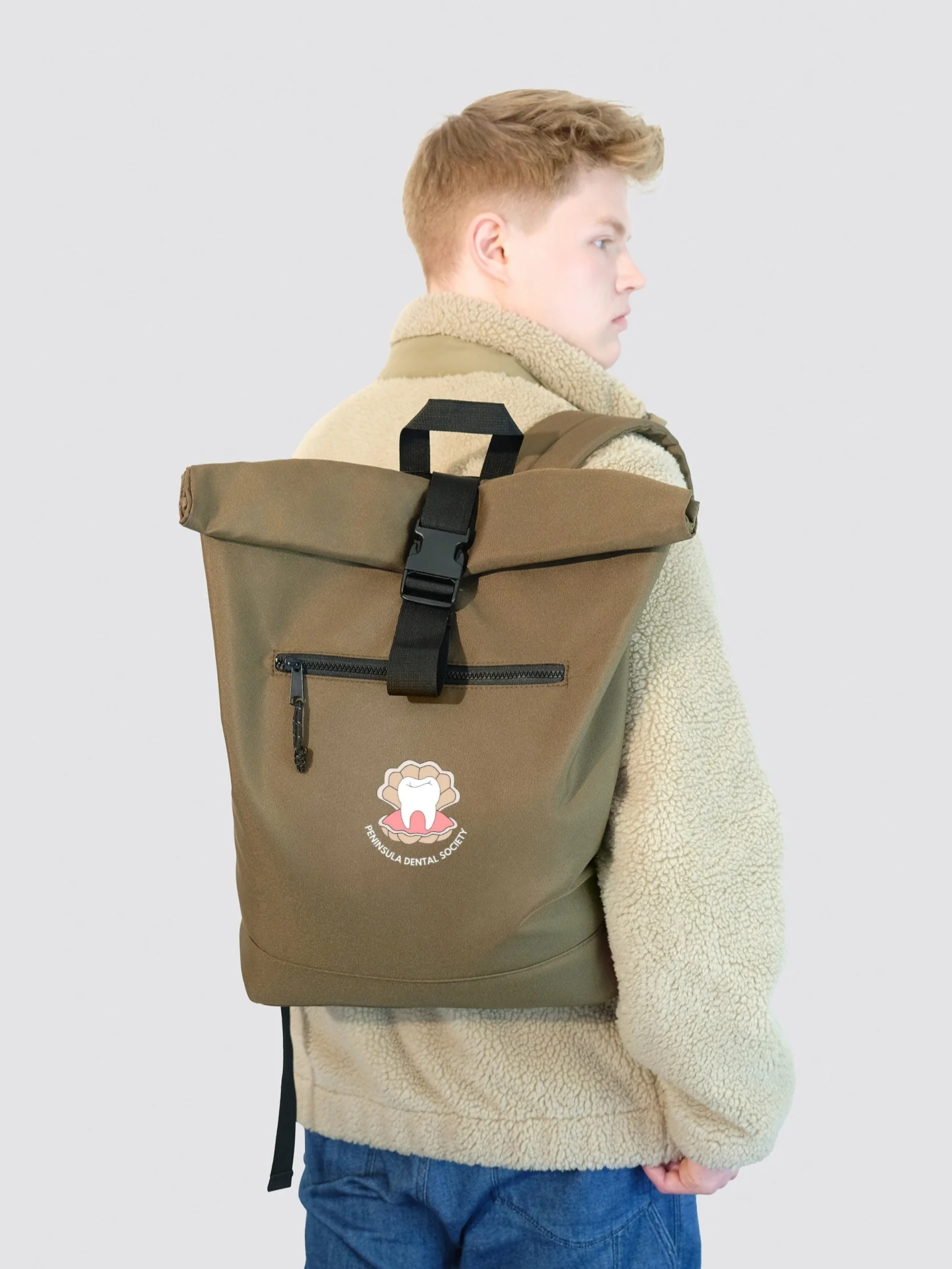 Peninsula DentSoc Roll Top Backpack - Image 5