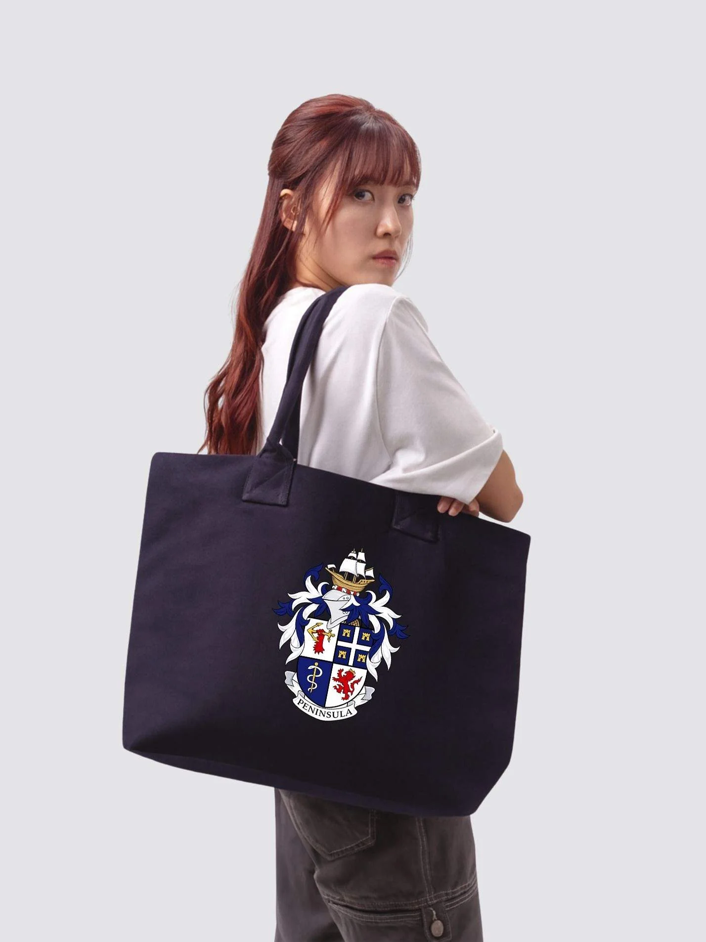 Peninsula Medical Society Cotton Canvas Printed Shopper Bag