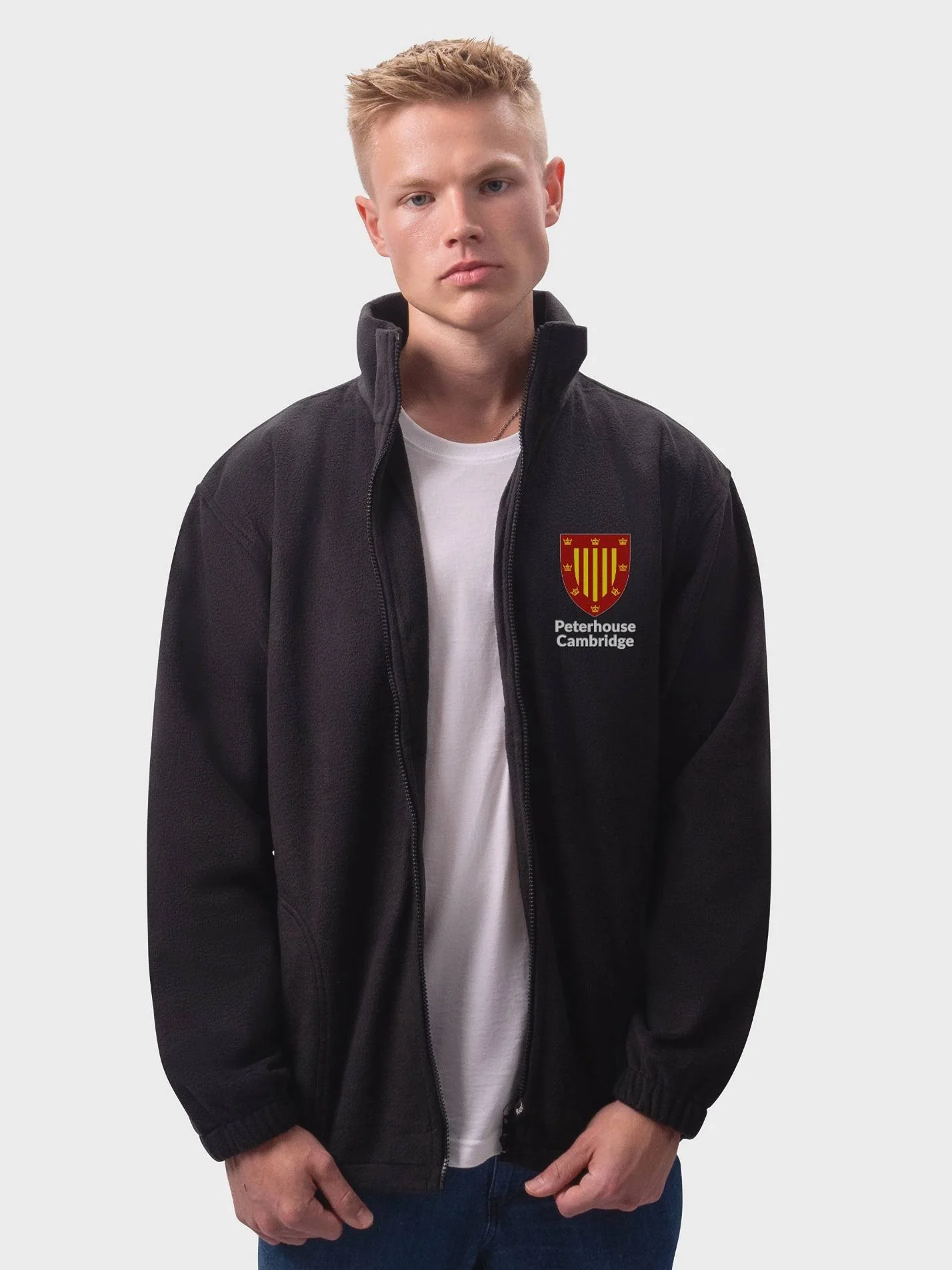 Peterhouse Cambridge JCR Unisex Polar Full Zip Fleece