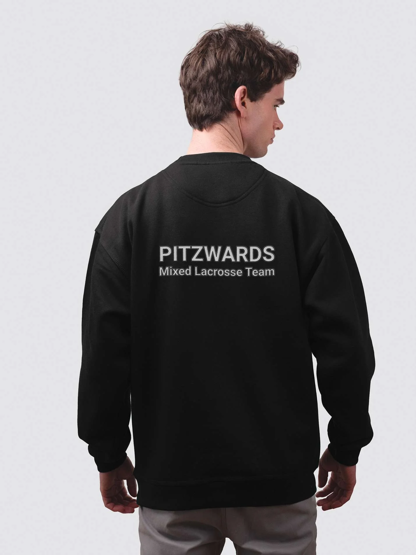 Pitzwards Lacrosse Unisex Heavyweight Sweatshirt - Image 2
