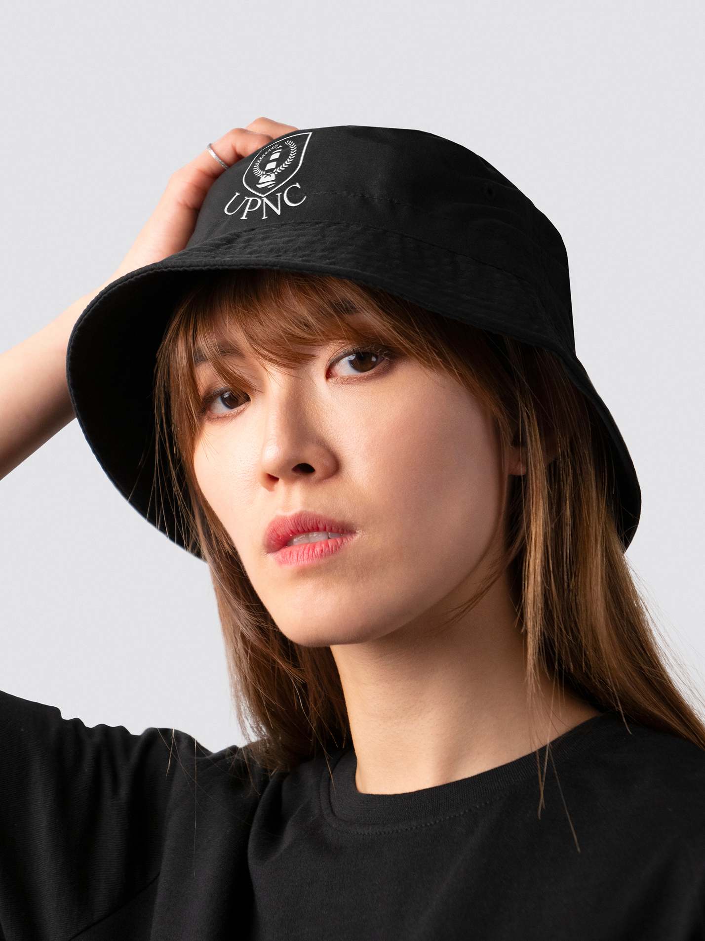 Plymouth Netball Unisex Vintage Faded Bucket Hat - Image 2