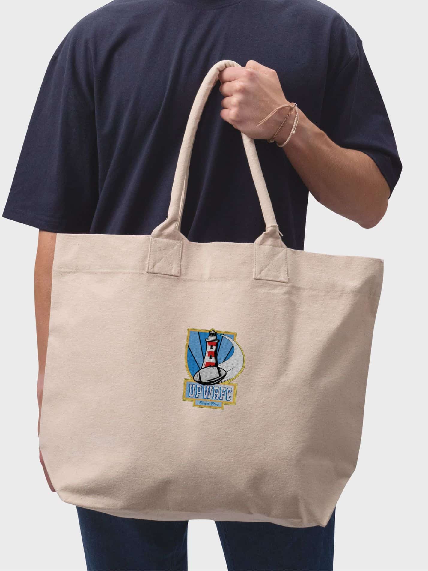 Plymouth Women's Rugby Cotton Canvas Printed Shopper Bag - Image 2