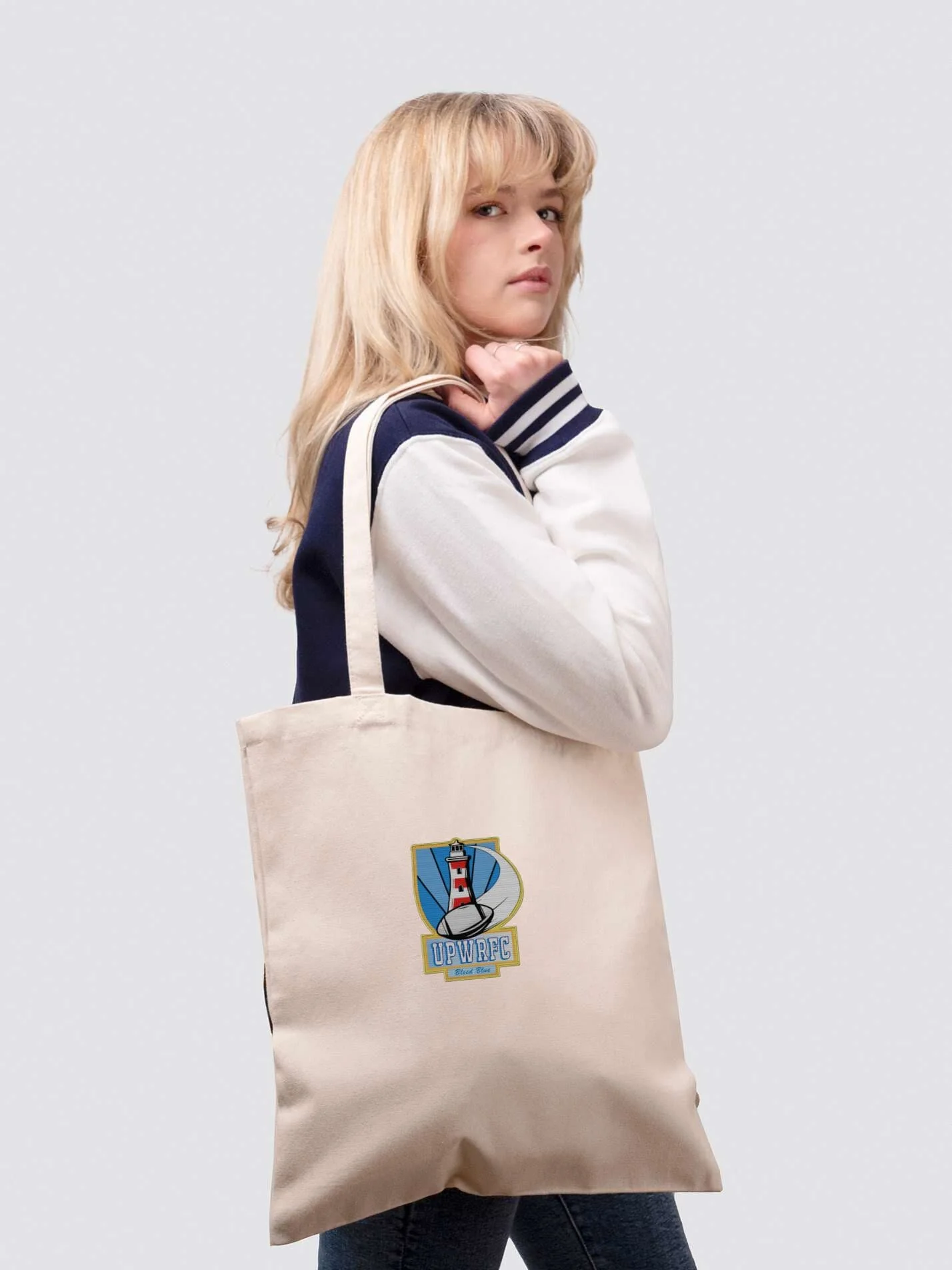 Plymouth Women's Rugby Organic Cotton Tote Bag - Image 2