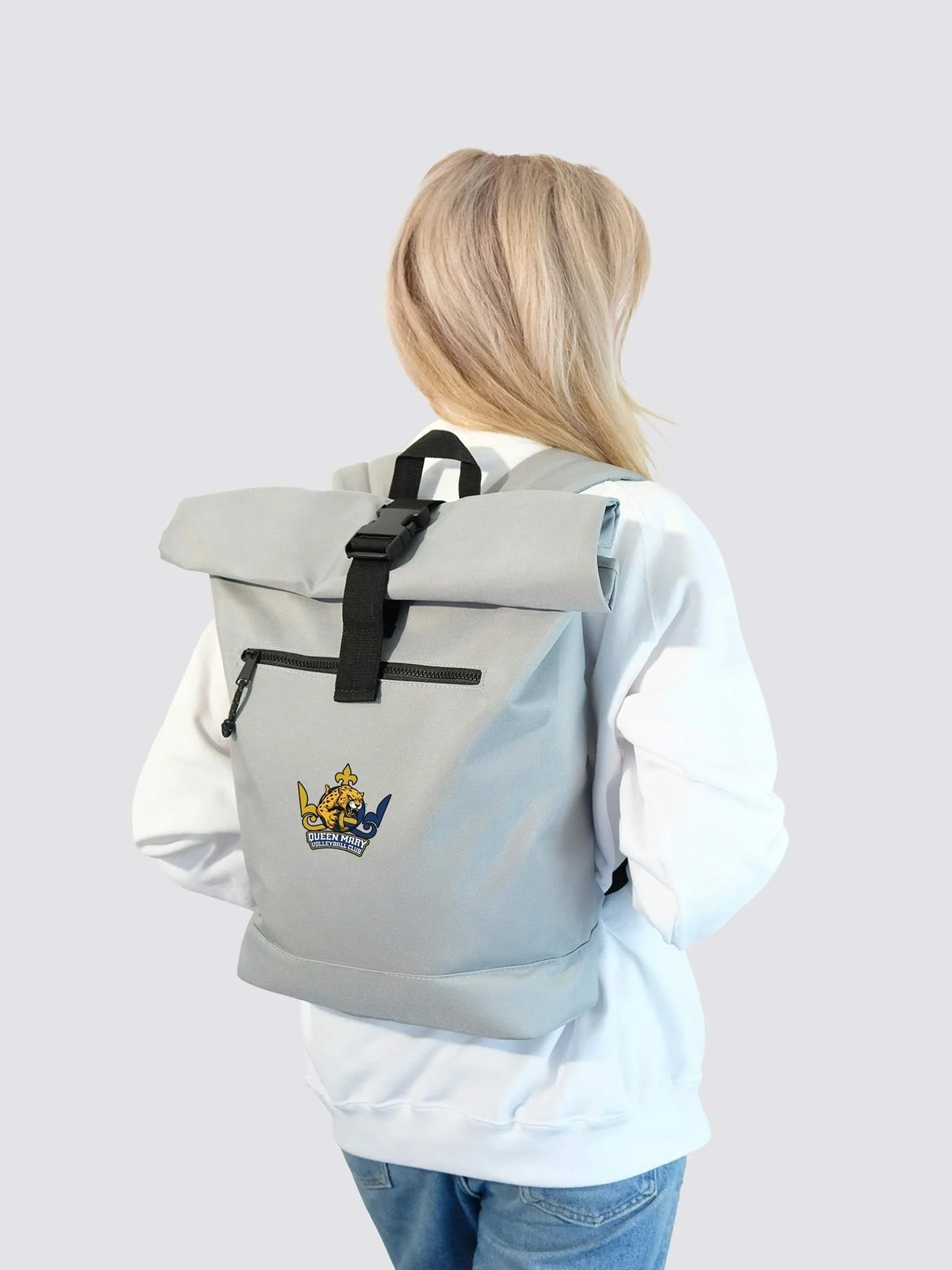 Queen Mary University London Volleyball Roll Top Backpack
