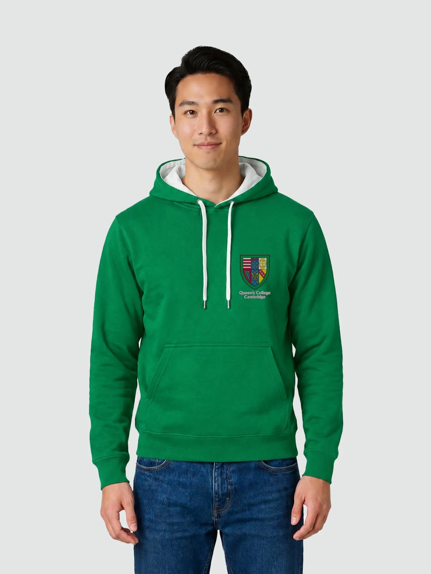 Queens' College Cambridge MCR Contrast Hoodie - Image 4