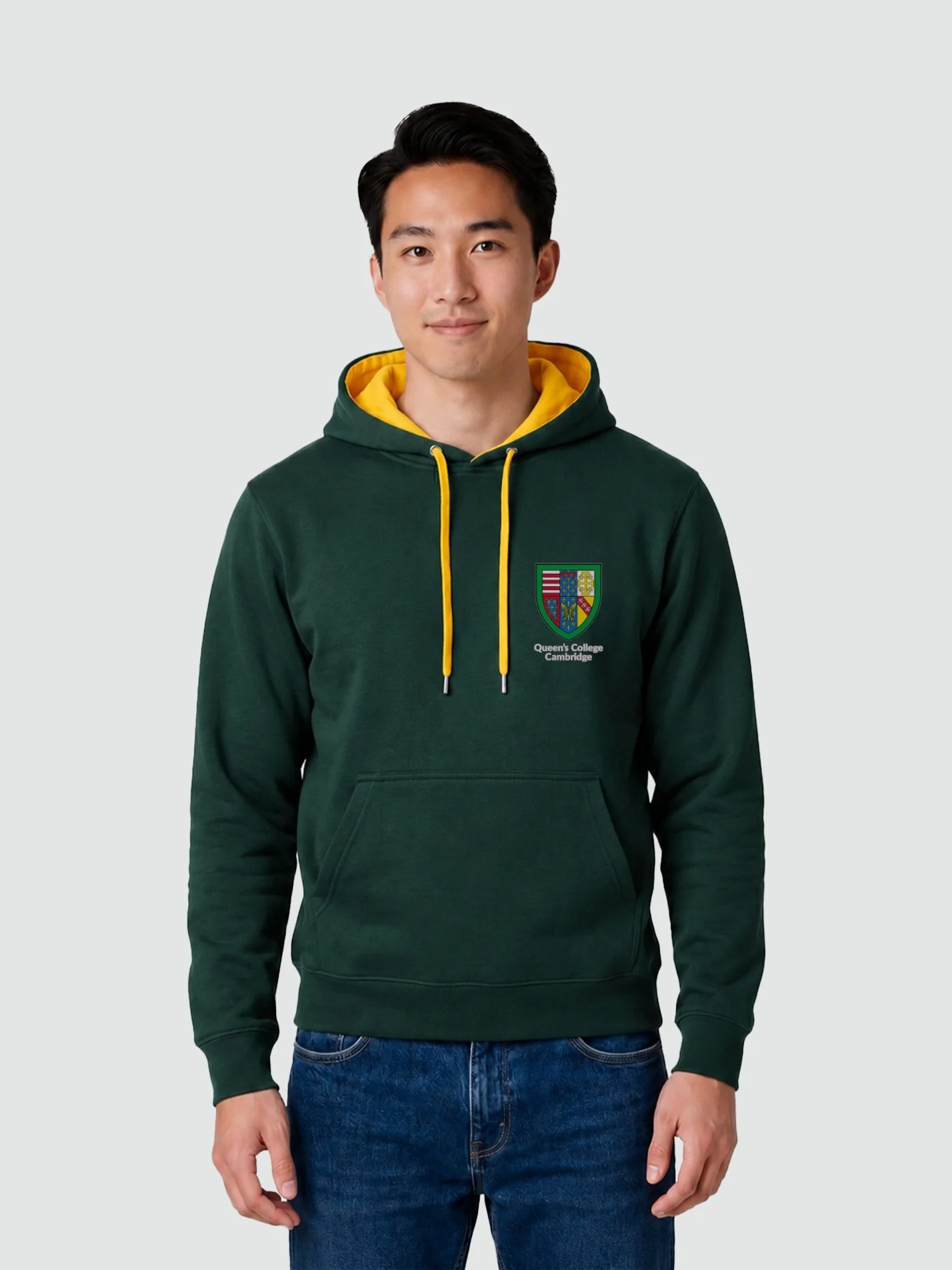 Queens' College Cambridge MCR Contrast Hoodie - Image 6