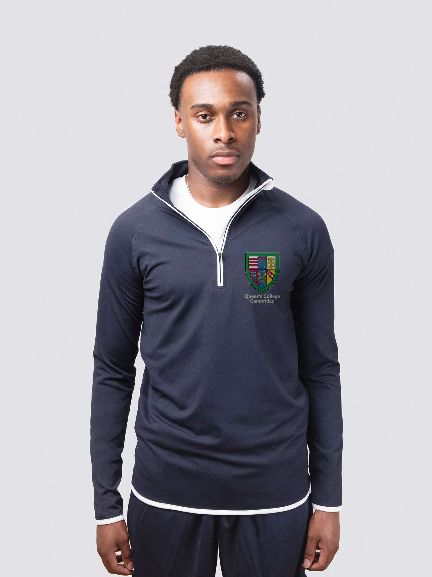 Queens' College Cambridge MCR Men's Performance 1/4 Zip Sweatshirt