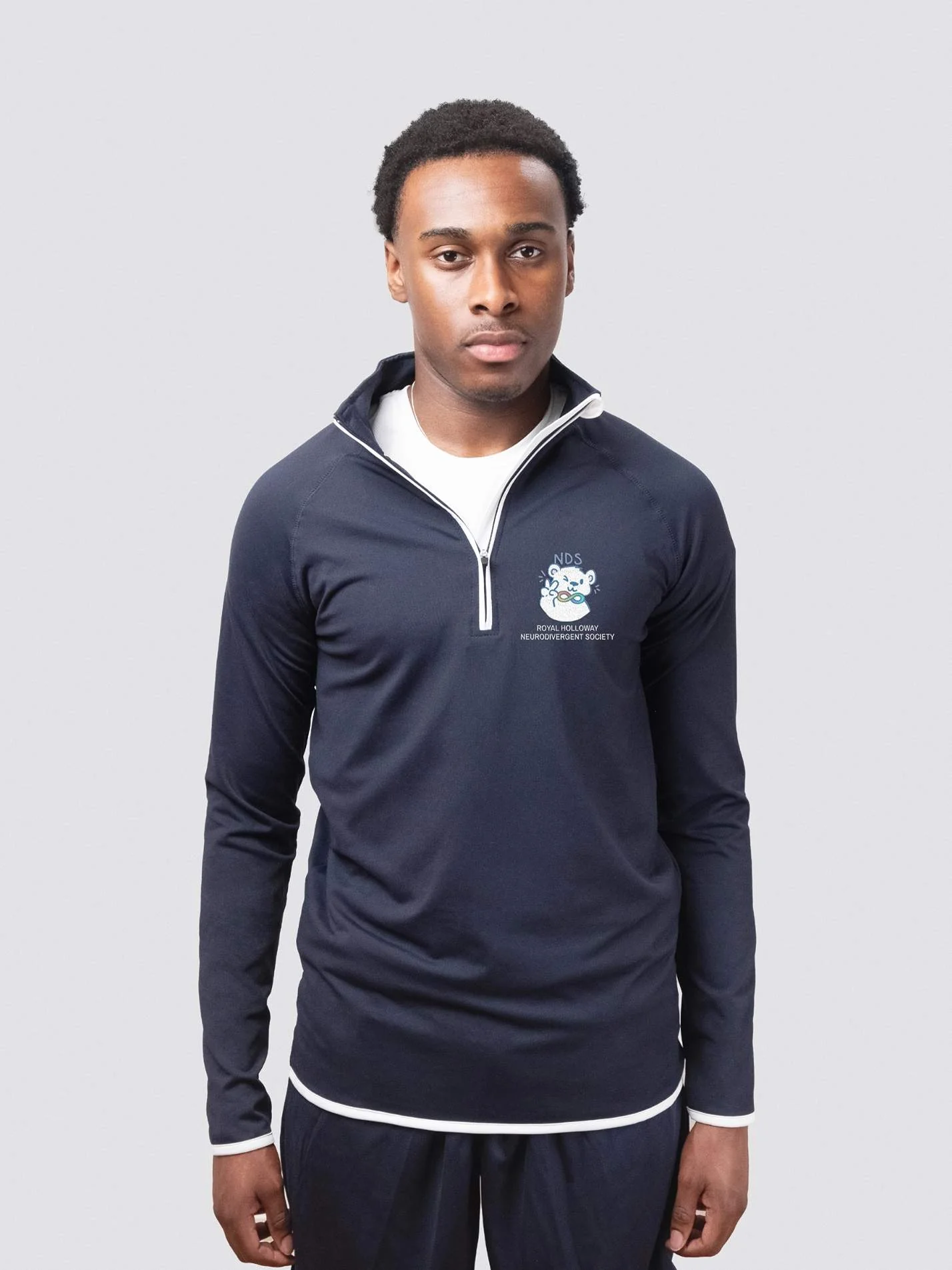 Royal Holloway Neurodivergent Society Men's Performance 1/4 Zip Sweatshirt