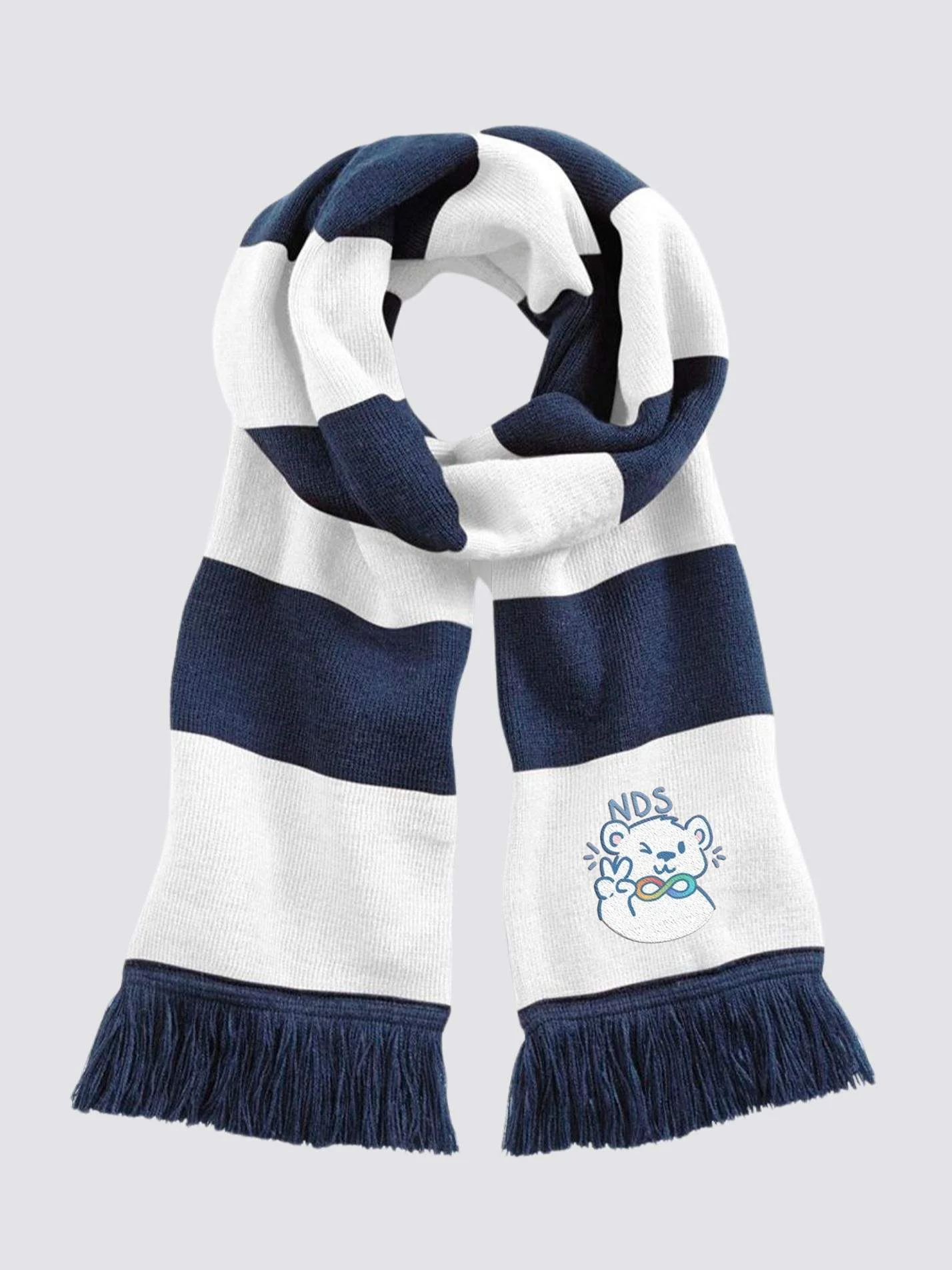 Royal Holloway Neurodivergent Society Striped Scarf - Image 2