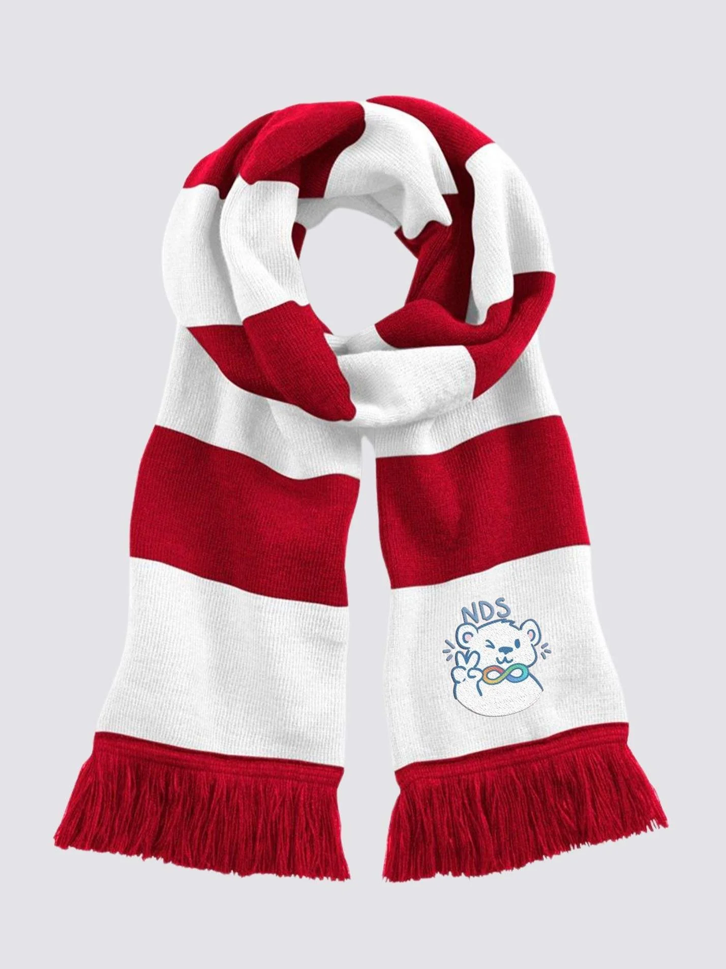 Royal Holloway Neurodivergent Society Striped Scarf - Image 3