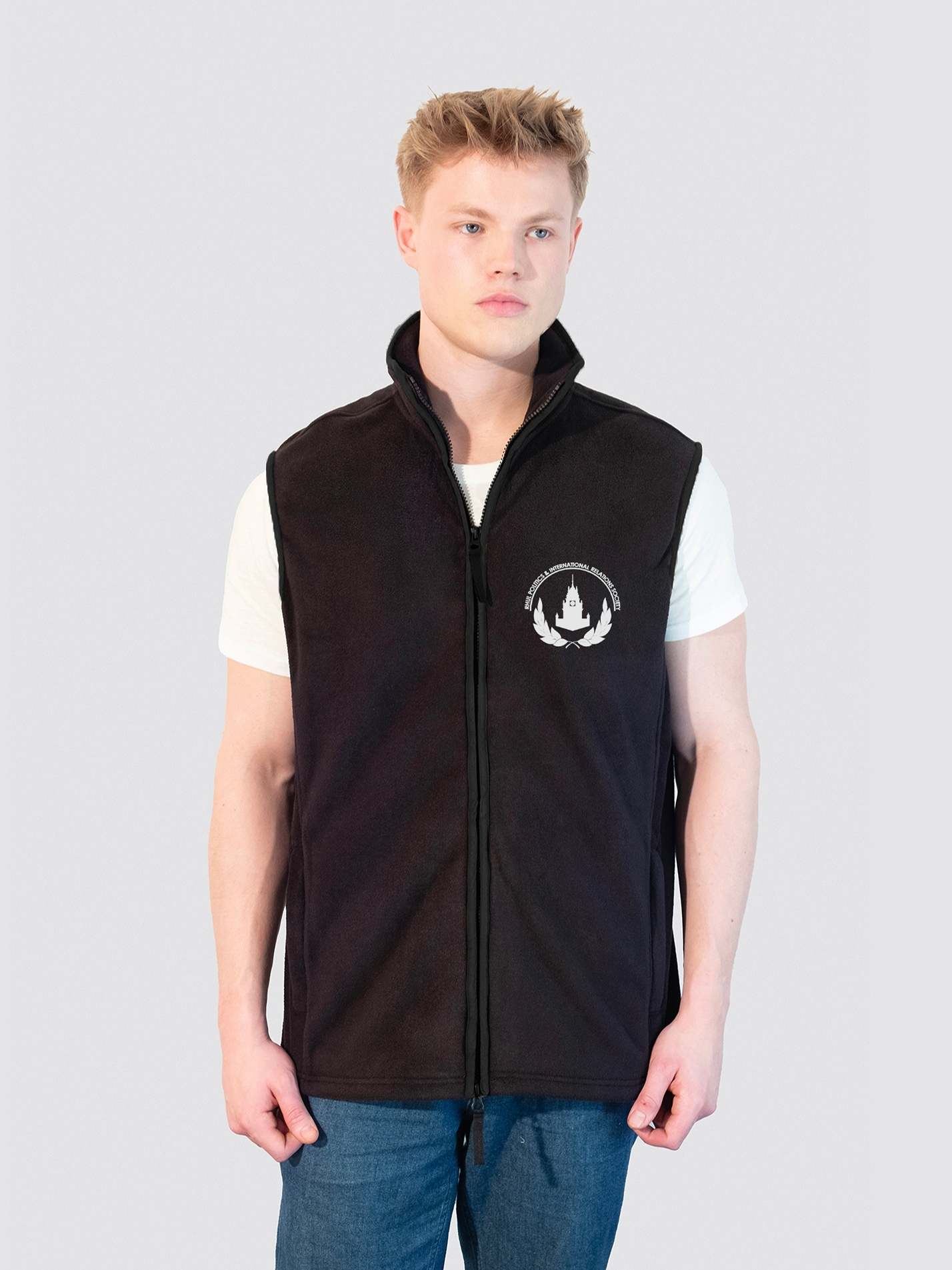 Royal Holloway Politics and International Relations Society Men's Heritage Gilet Fleece - Image 5