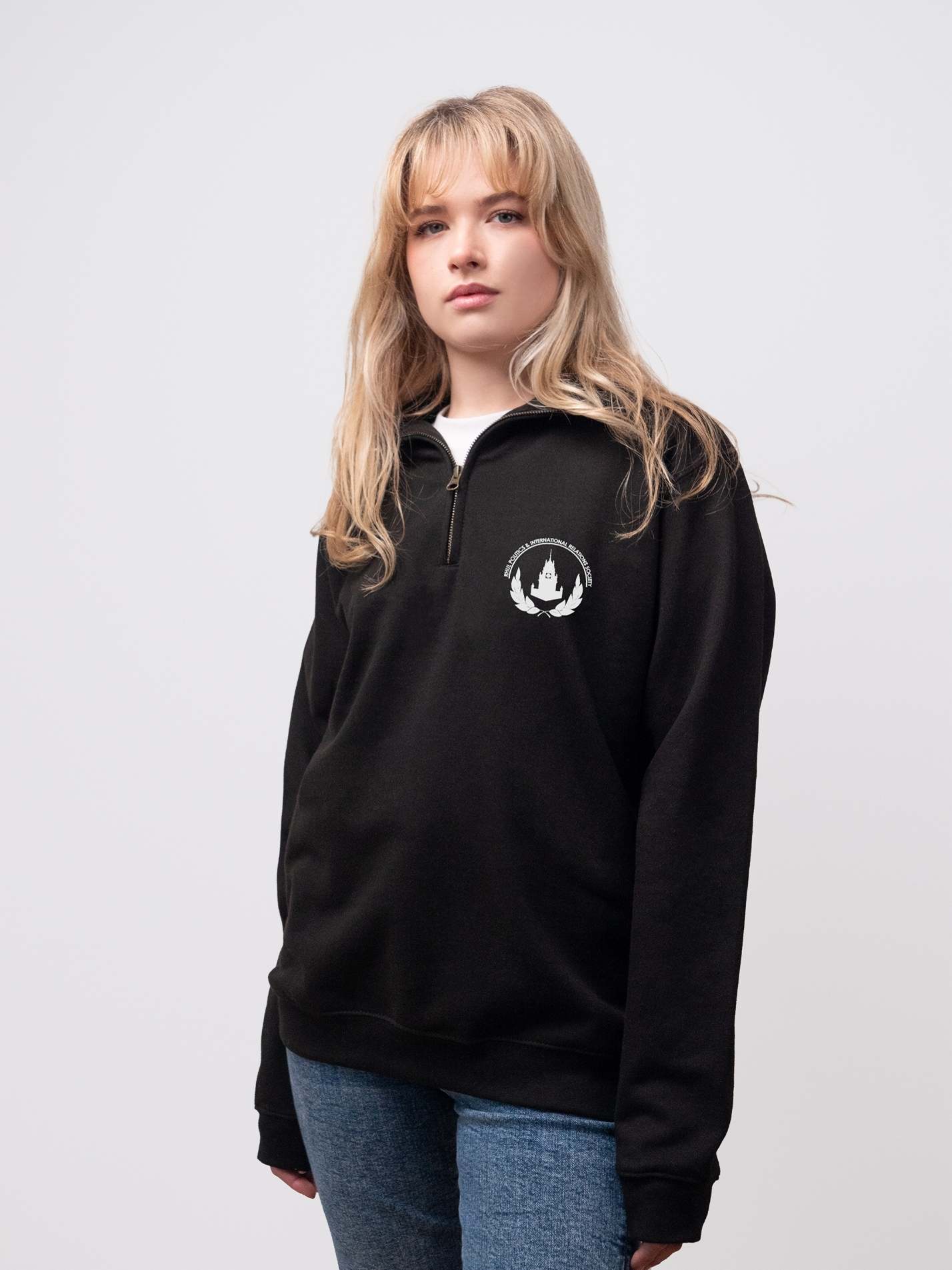 Royal Holloway Politics and International Relations Society Unisex 1/4 Zip Sweatshirt