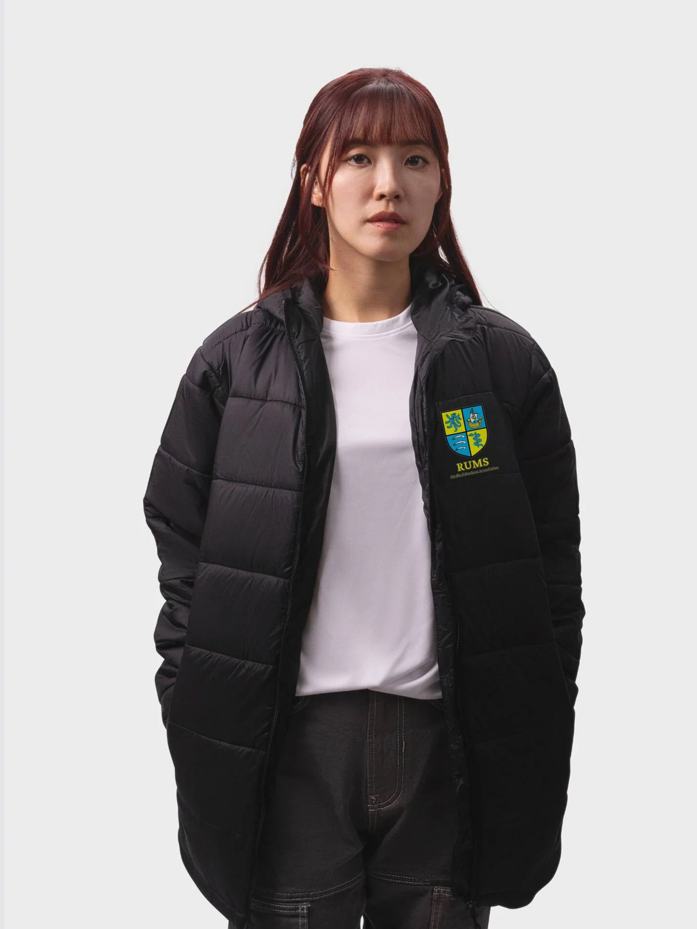 RUMS Medical Student Association Sustainable Unisex Hooded Puffer Jacket