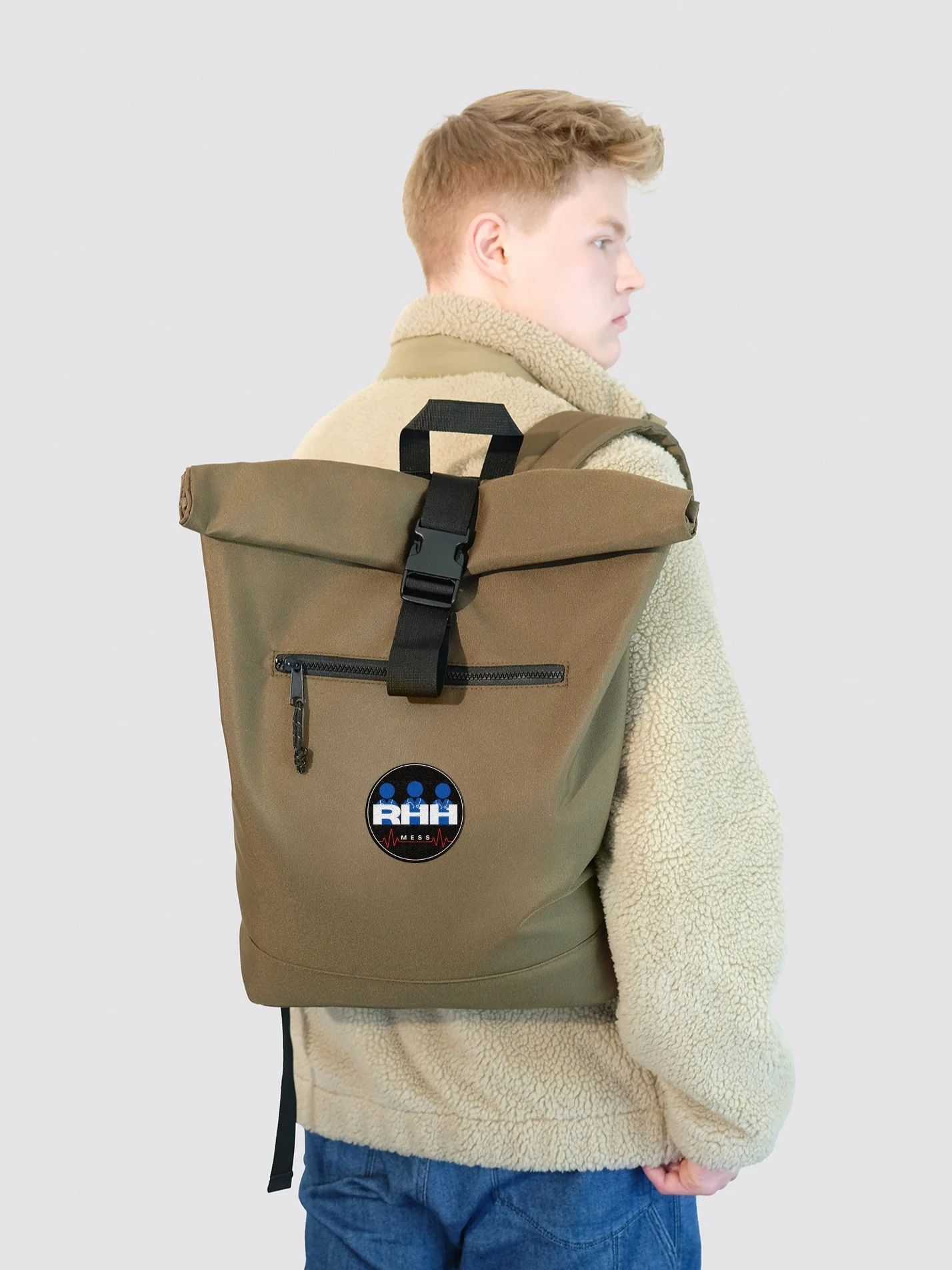 Russell's Hall Doctors' Mess Roll Top Backpack - Image 6