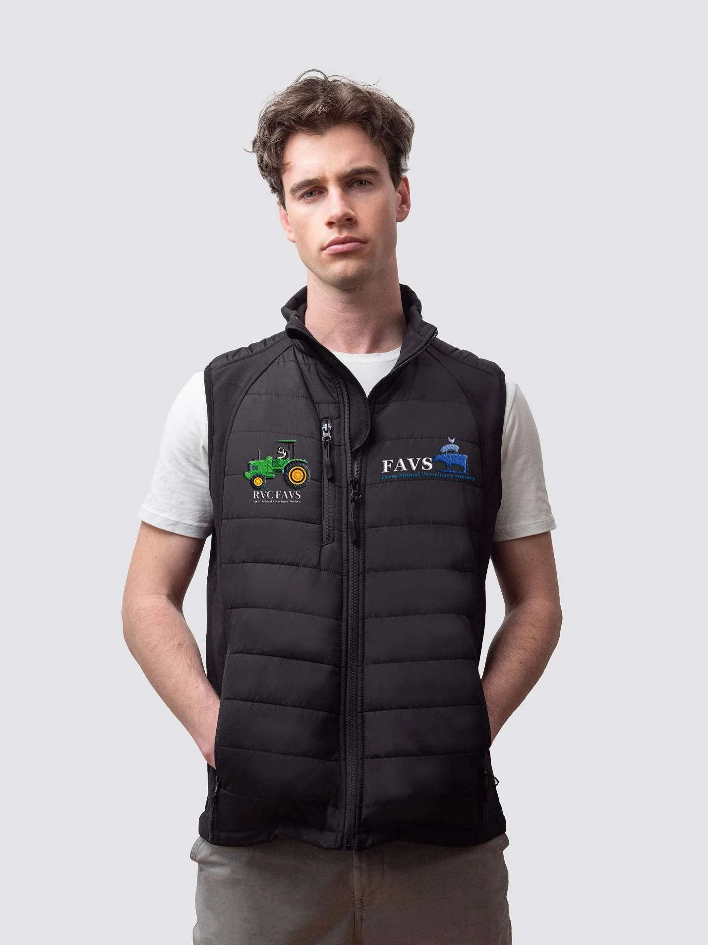 RVC FAVS Sustainable Unisex Gilet Puffer - Image 2