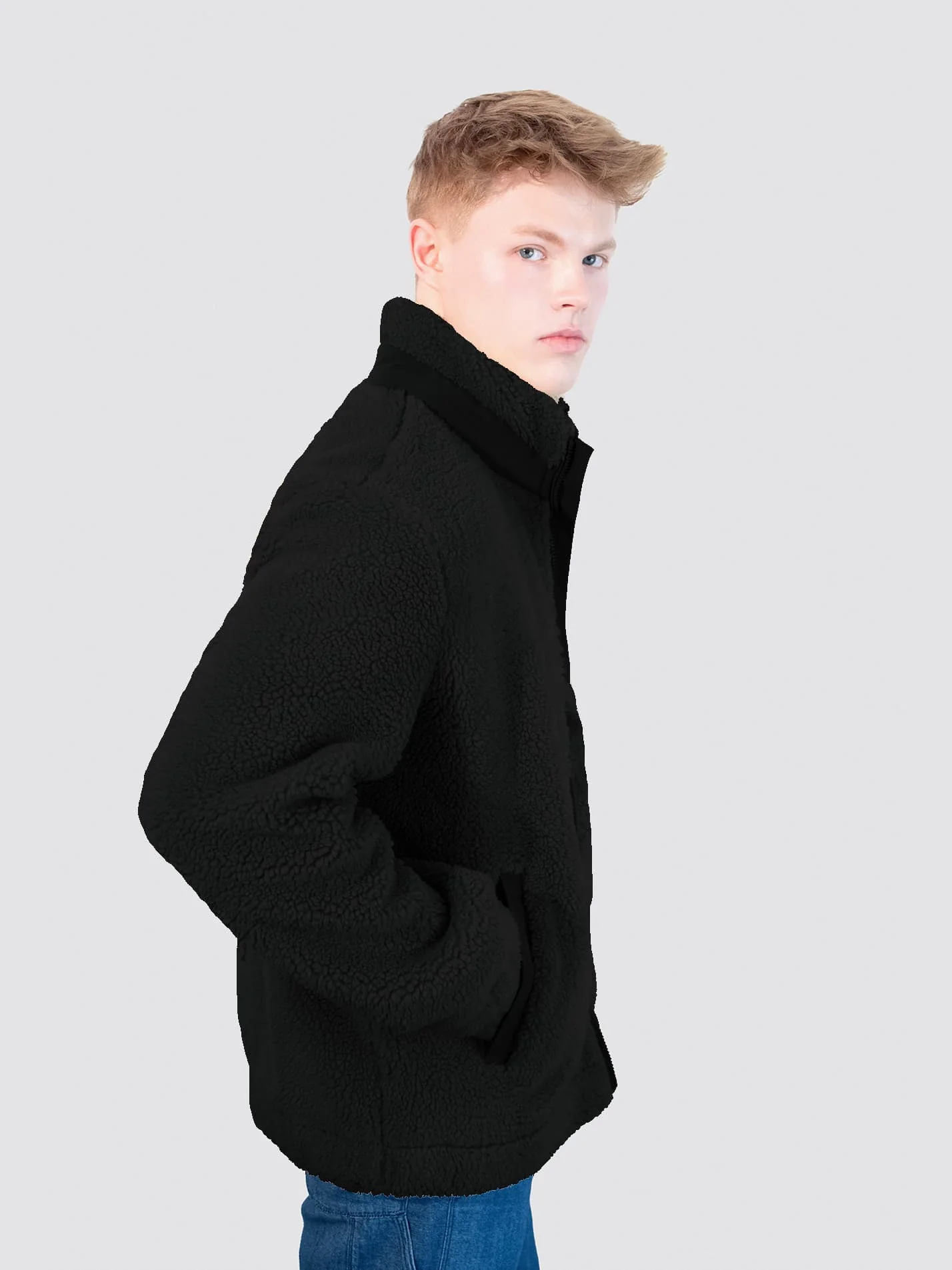 Somerville College Boat Club Unisex Deep-Pile Sherpa Fleece Jacket - Image 4