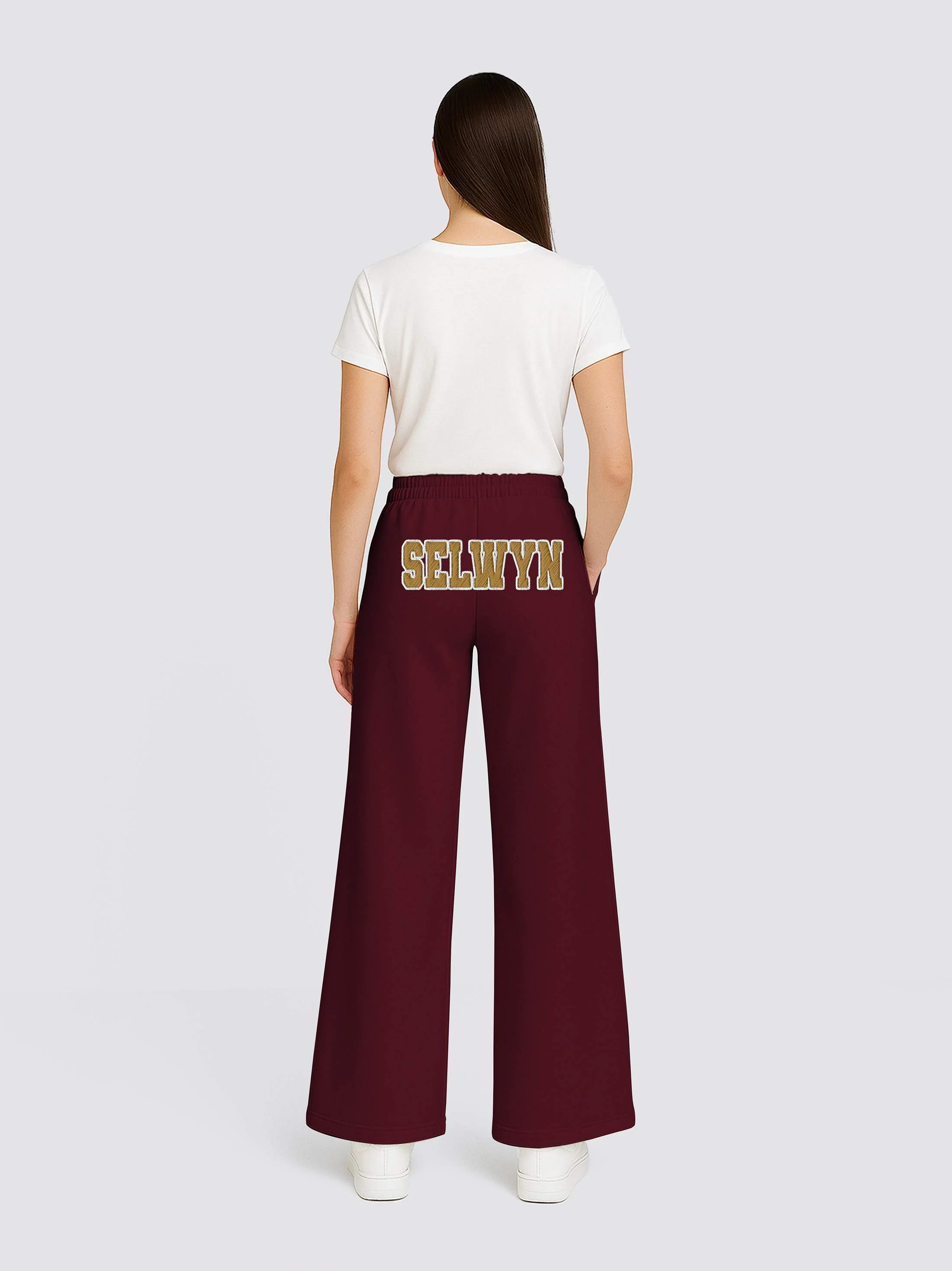 Selwyn College Cambridge Varsity Wide-Leg Joggers - Image 2