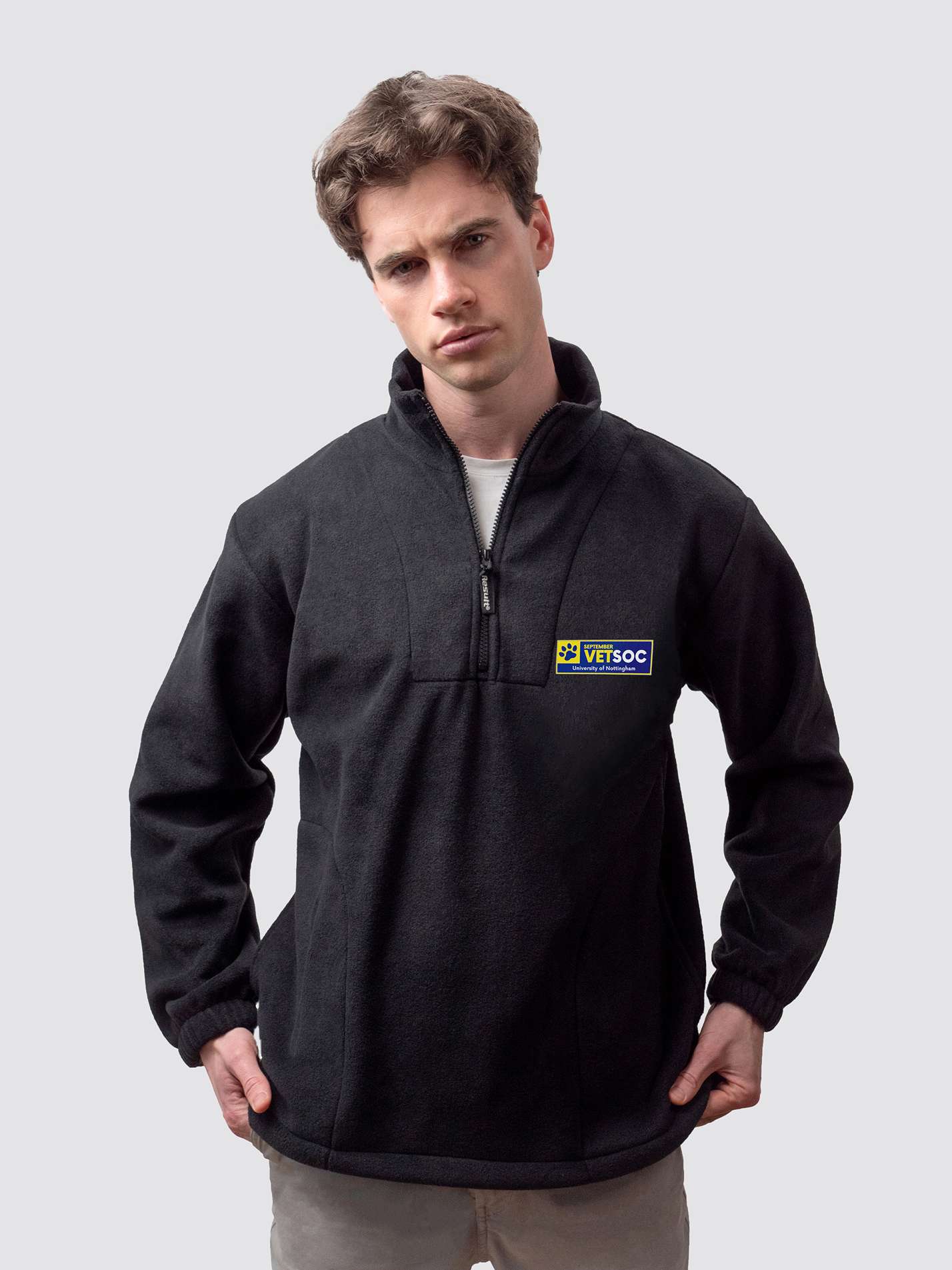 September Vet Society Unisex 1/4 Zip Fleece