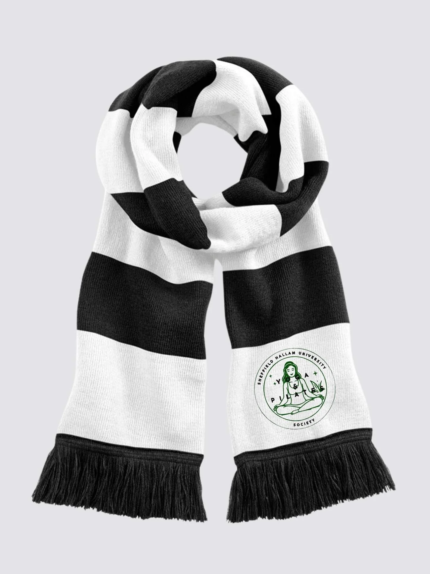 SHU Yoga & Pilates Striped Scarf