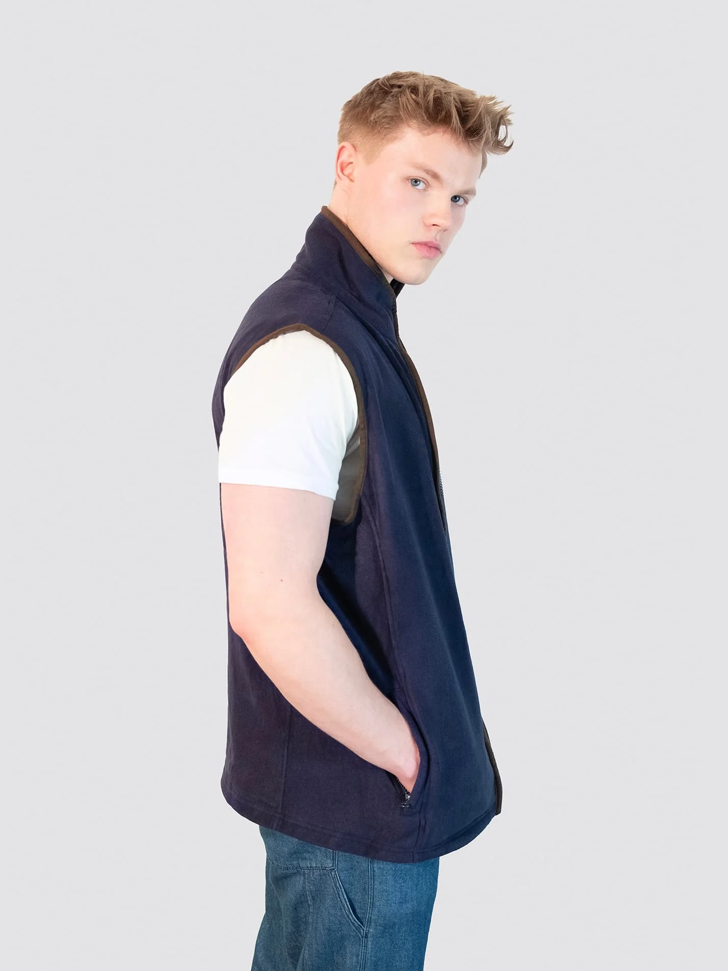 University College Boat Club, Oxford Men's Heritage Gilet Fleece - Image 6