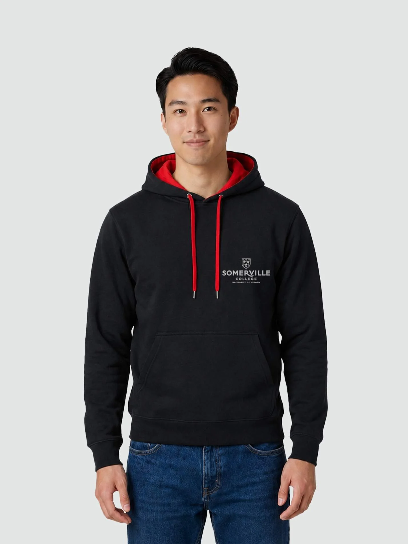 Somerville College Oxford JCR Modern Logo Contrast Hoodie