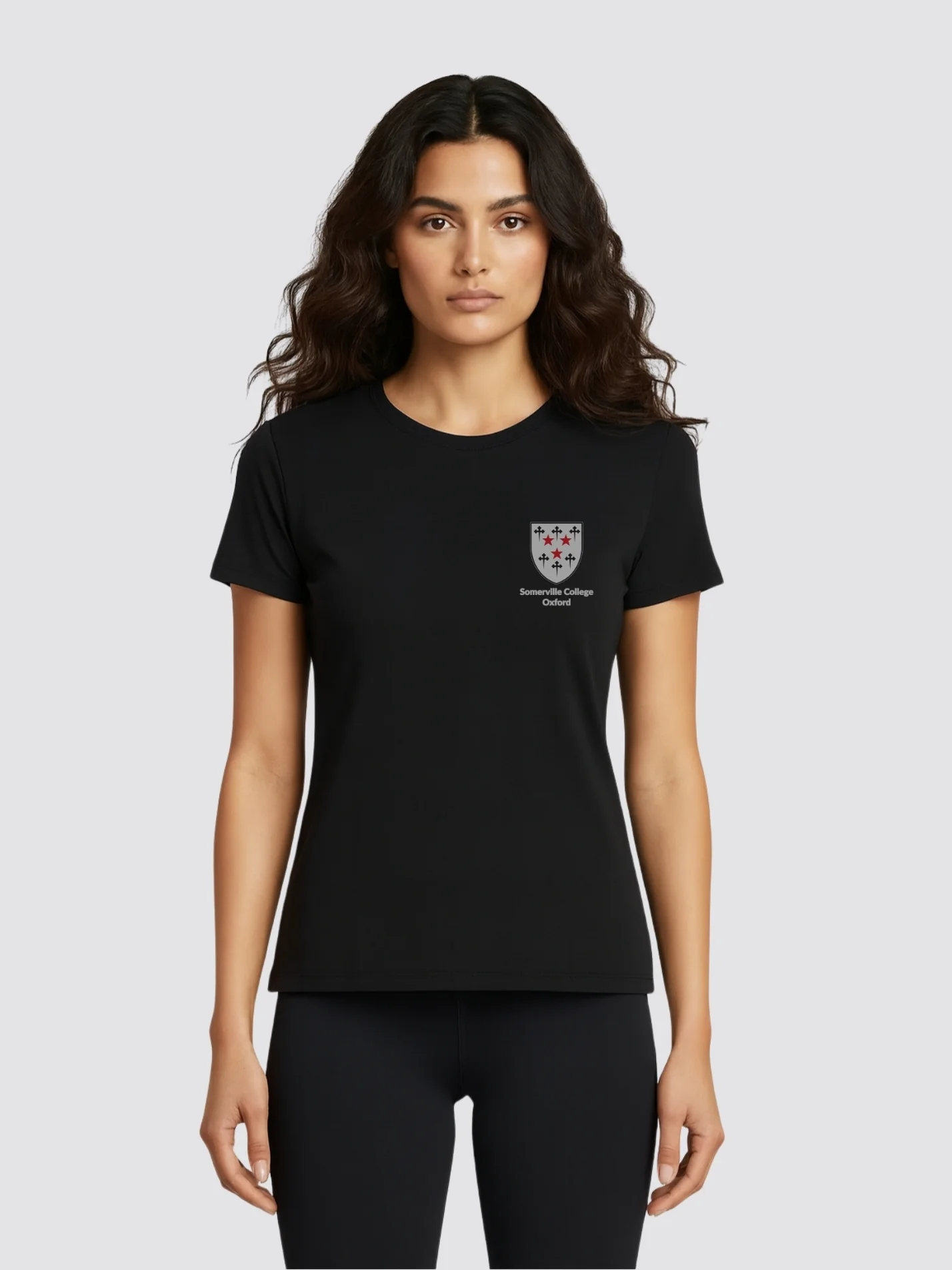Somerville College Oxford JCR Traditional Crest Ladies Fit Performance T-Shirt
