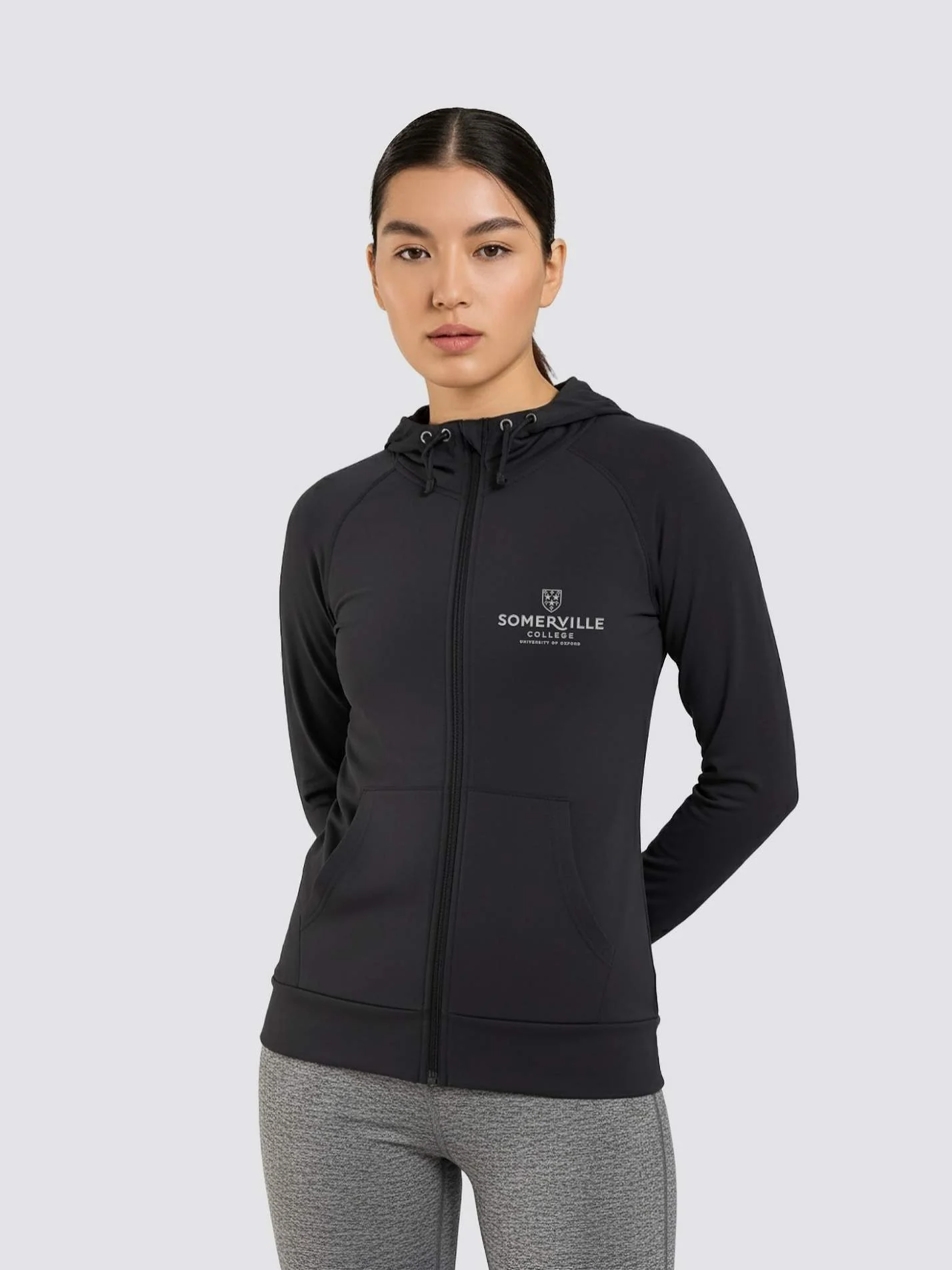 Somerville College Oxford MCR Modern Logo Ladies Running Hoodie