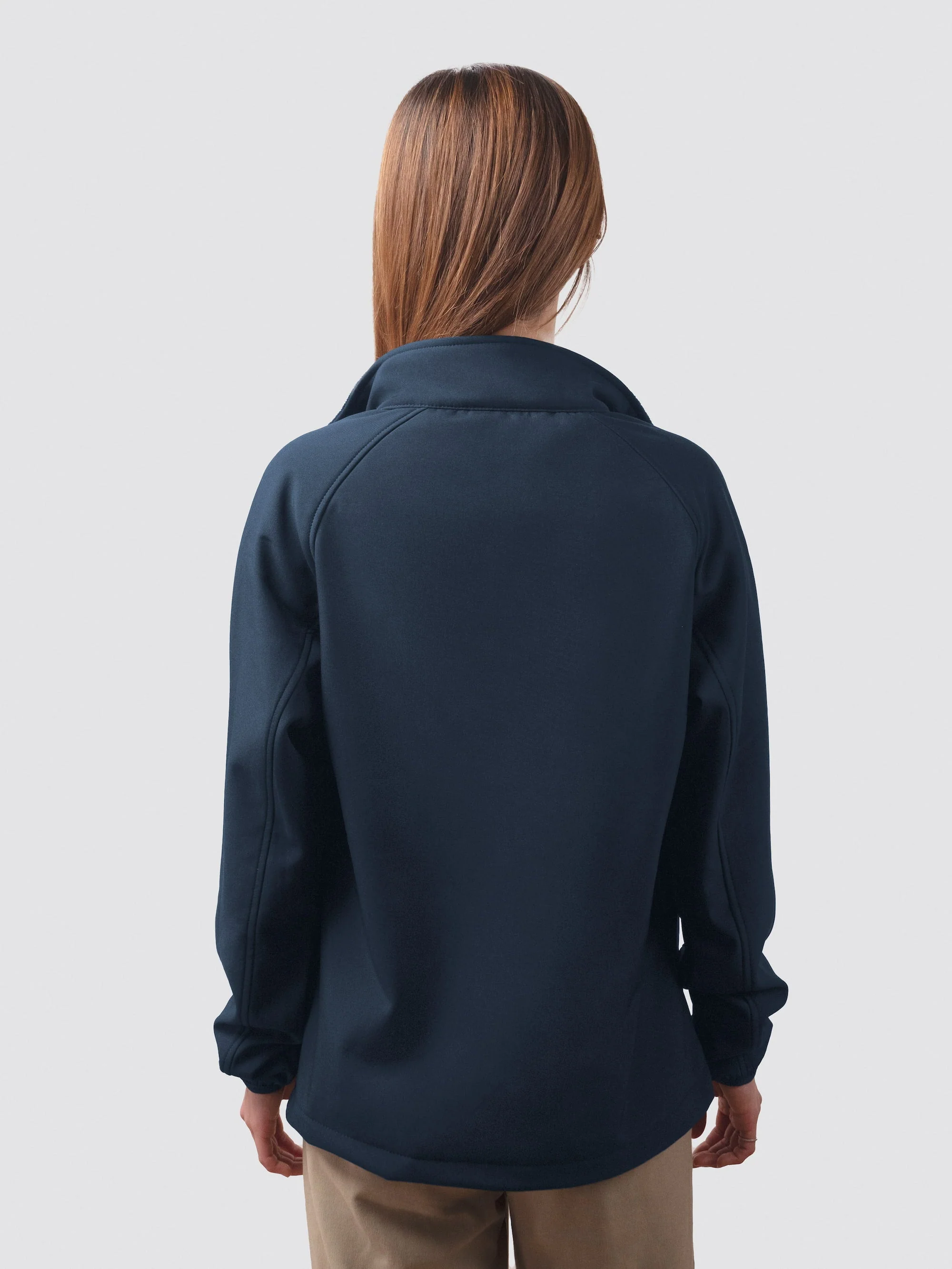 Somerville College Oxford MCR Modern Logo Sustainable Ladies Soft Shell Jacket - Image 6
