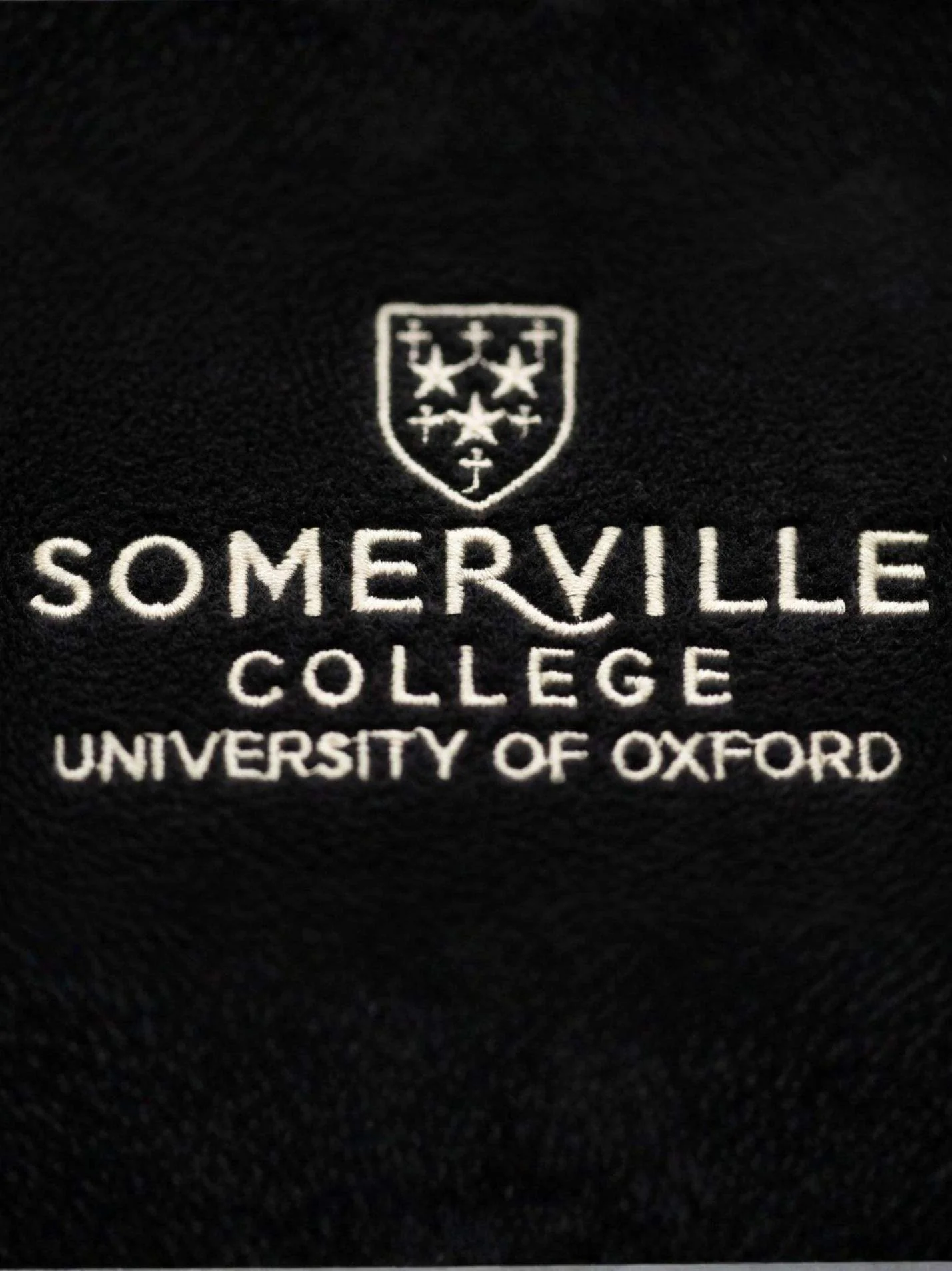 Somerville College Oxford MCR Modern Logo Unisex 1/4 Zip Fleece - Image 3