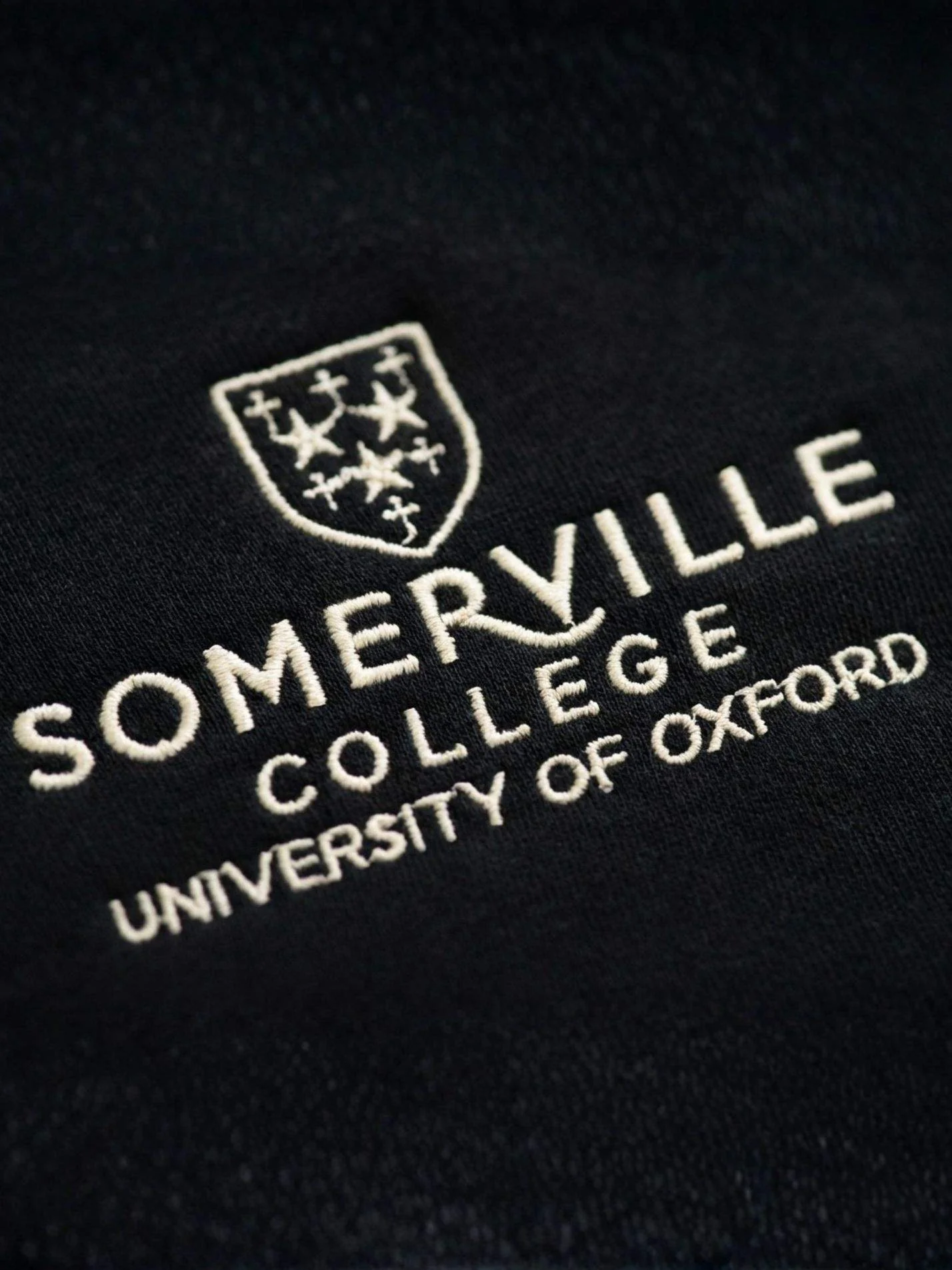 Somerville College Oxford MCR Modern Logo Unisex Heavy Oversized T-Shirt - Image 2