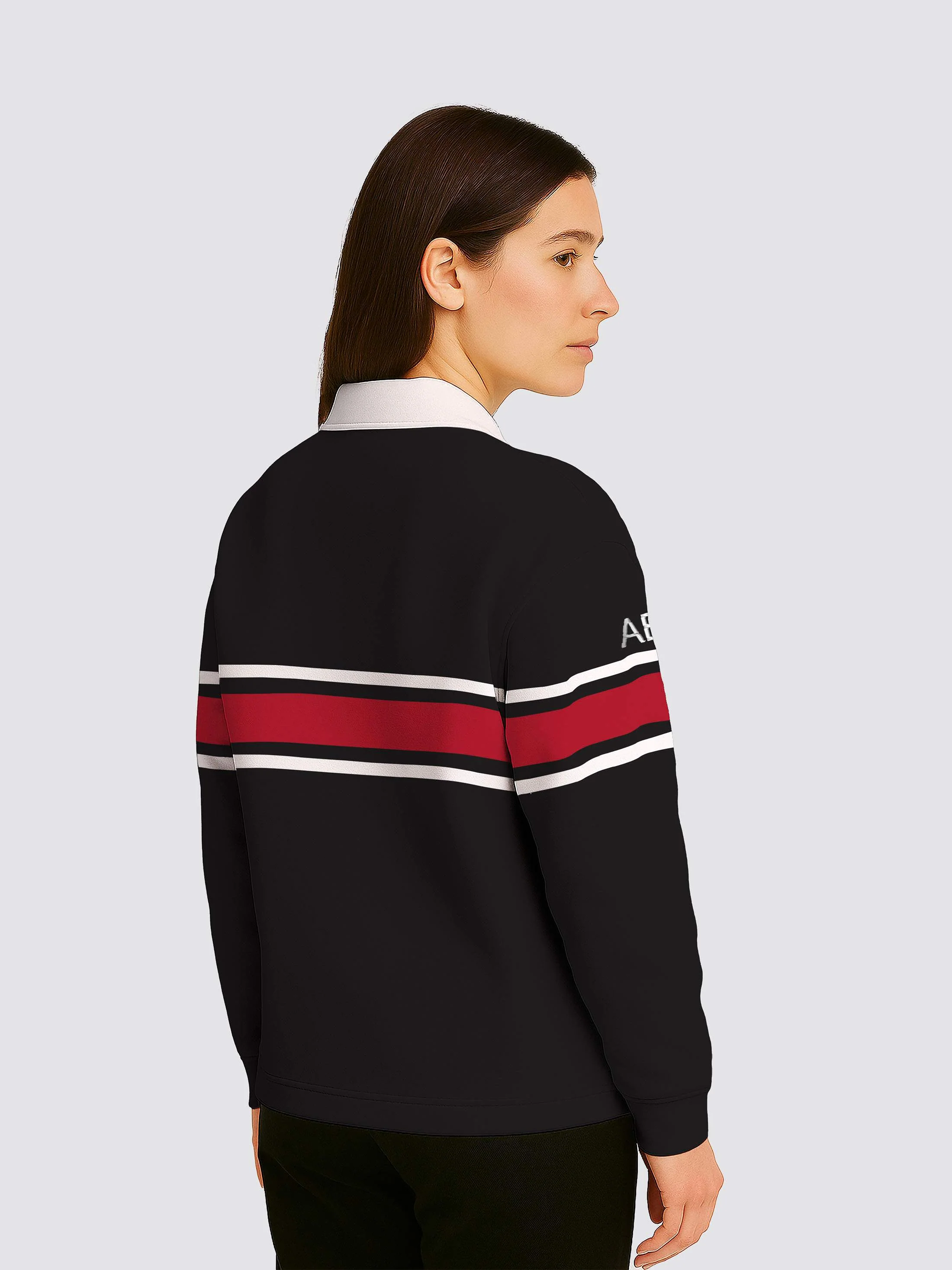 Southampton Quadball Club Retro Striped Rugby Shirt - Image 4