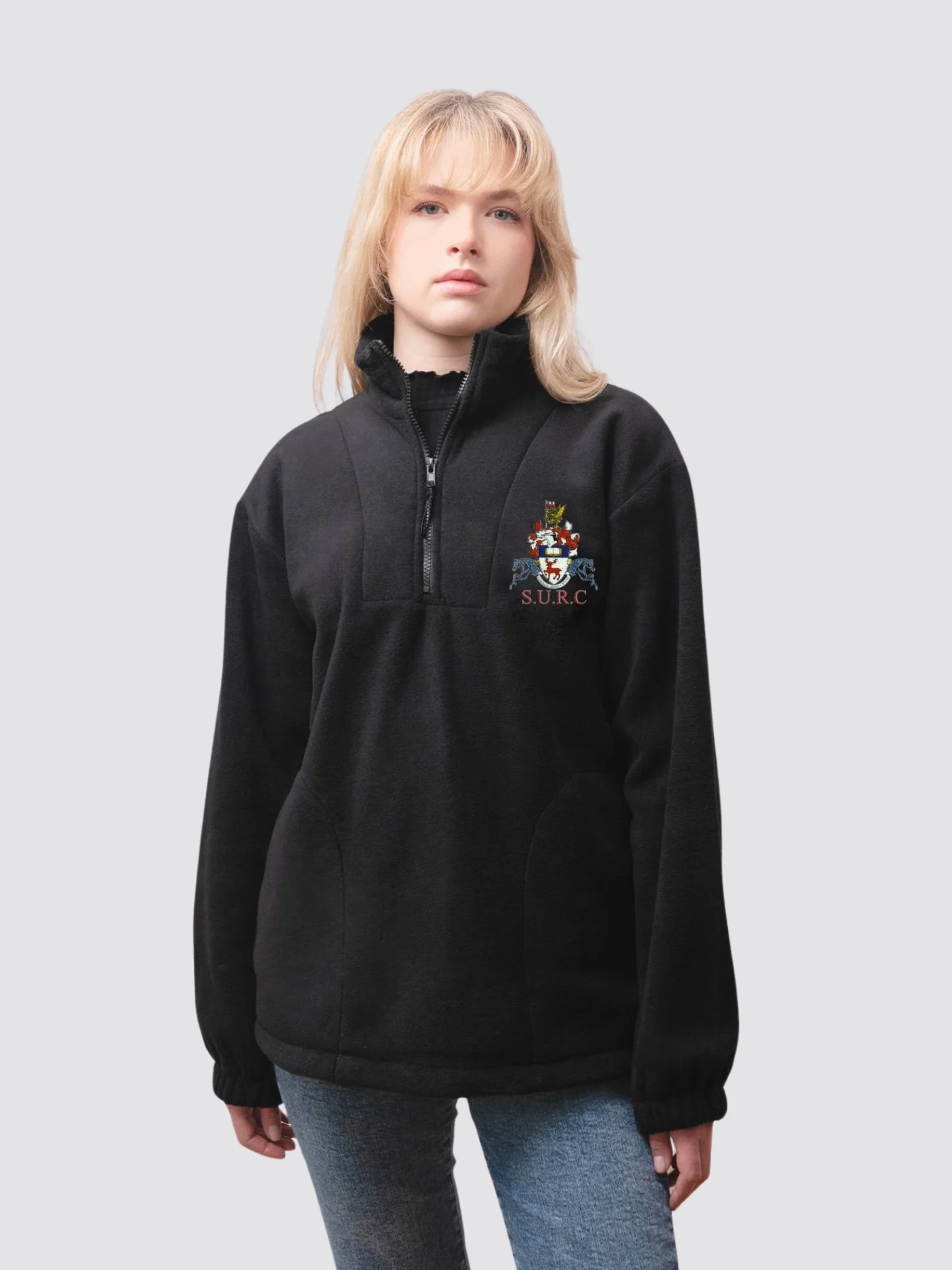 Southampton Riding Club Unisex 1/4 Zip Fleece - Image 5