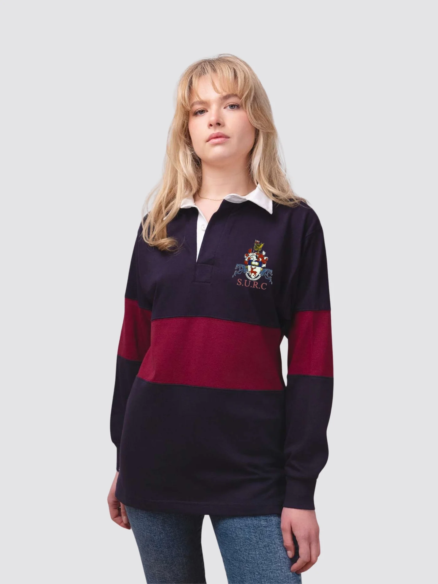 Southampton Riding Club Unisex Panelled Rugby Shirt - Image 4