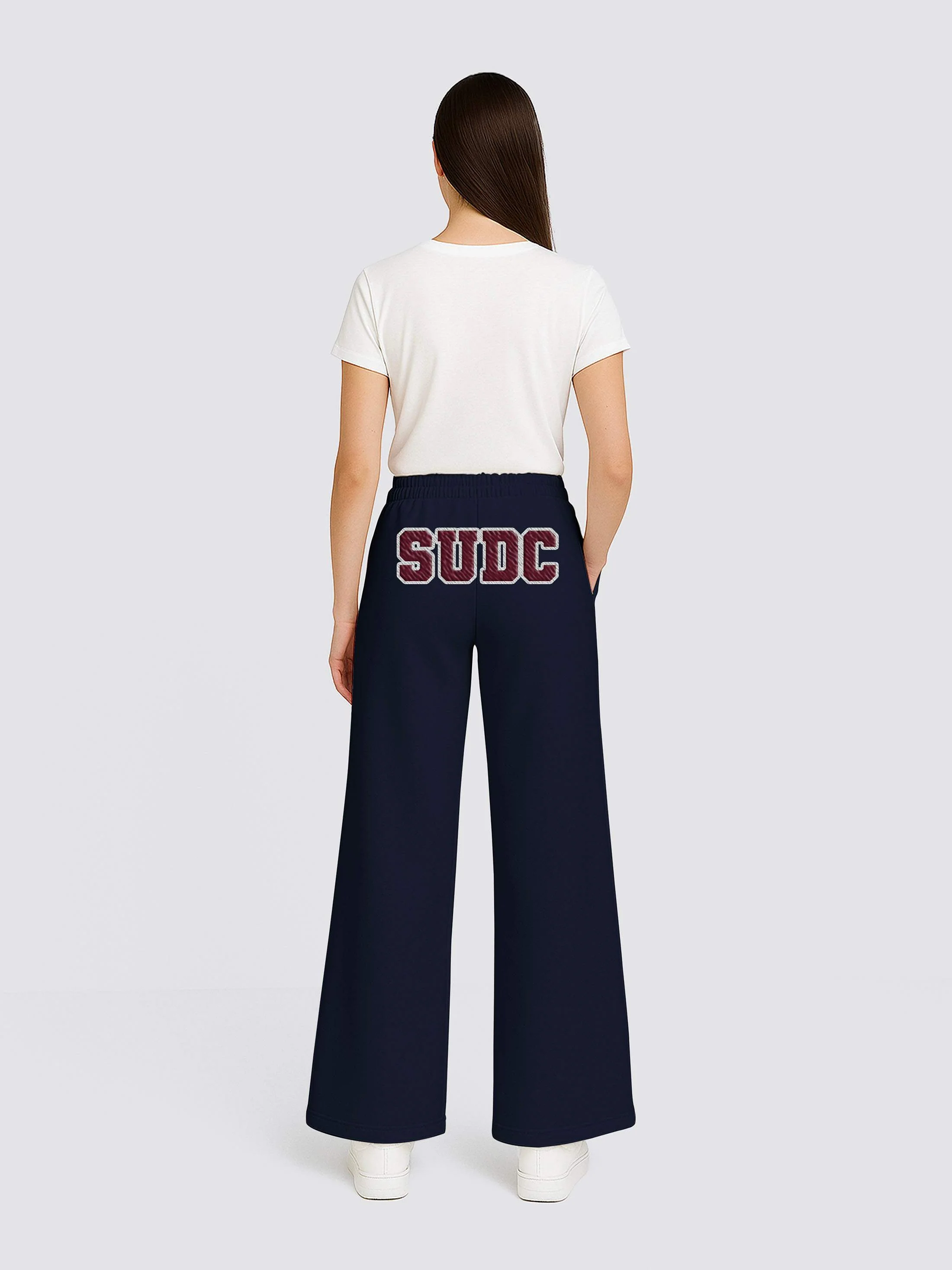 Southampton University Darts Club Varsity Wide-Leg Joggers - Image 2
