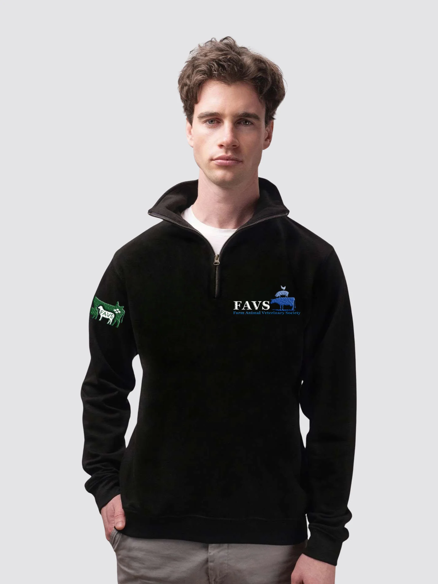 SRUC FAVS Unisex 1/4 Zip Sweatshirt
