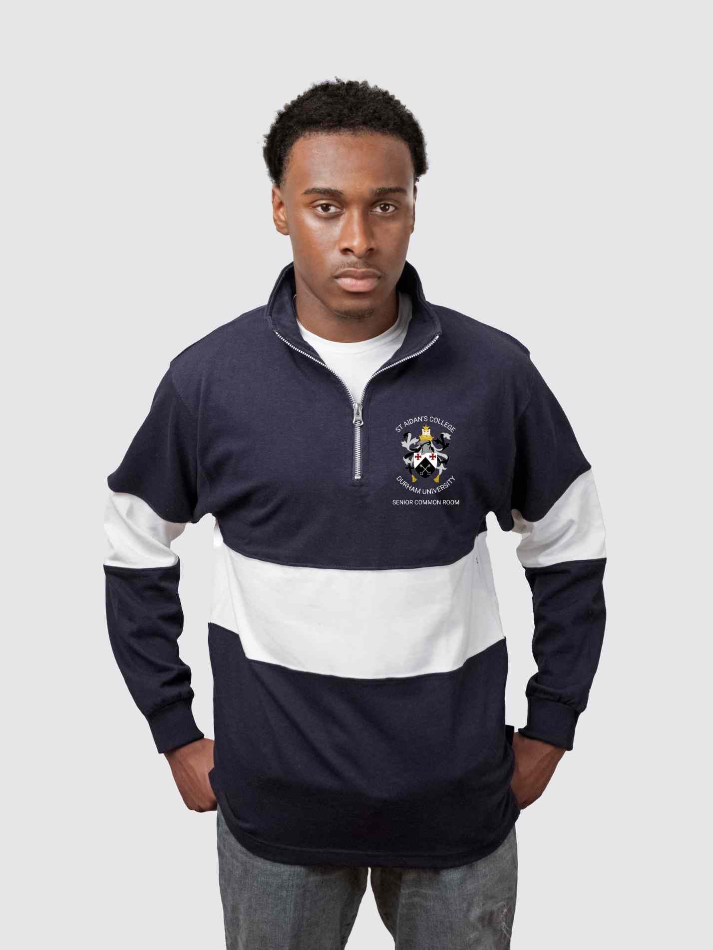 St Aidan SCR Unisex Panelled 1/4 Zip Sweatshirt