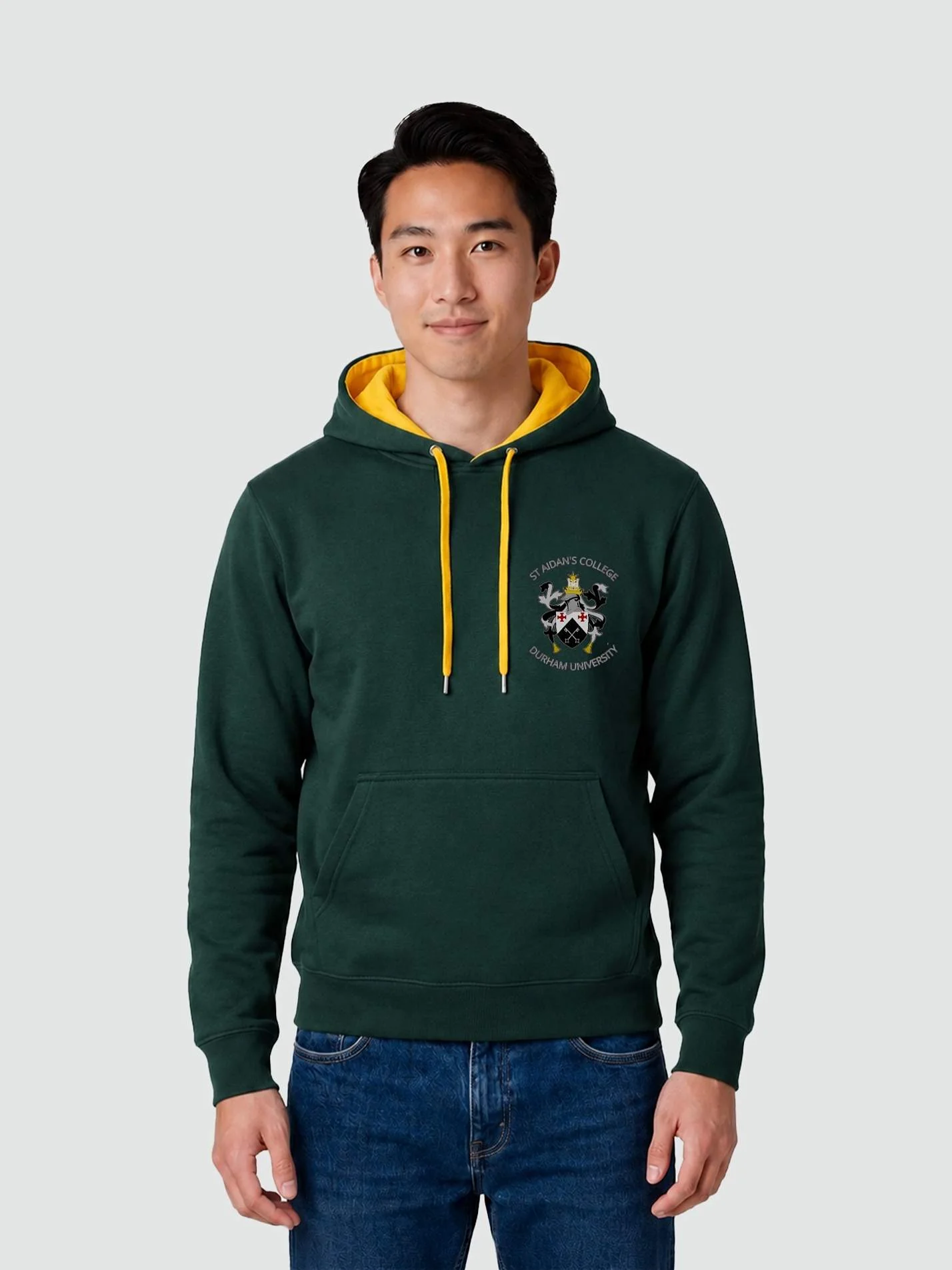 St Aidan's College Durham Contrast Hoodie - Image 4