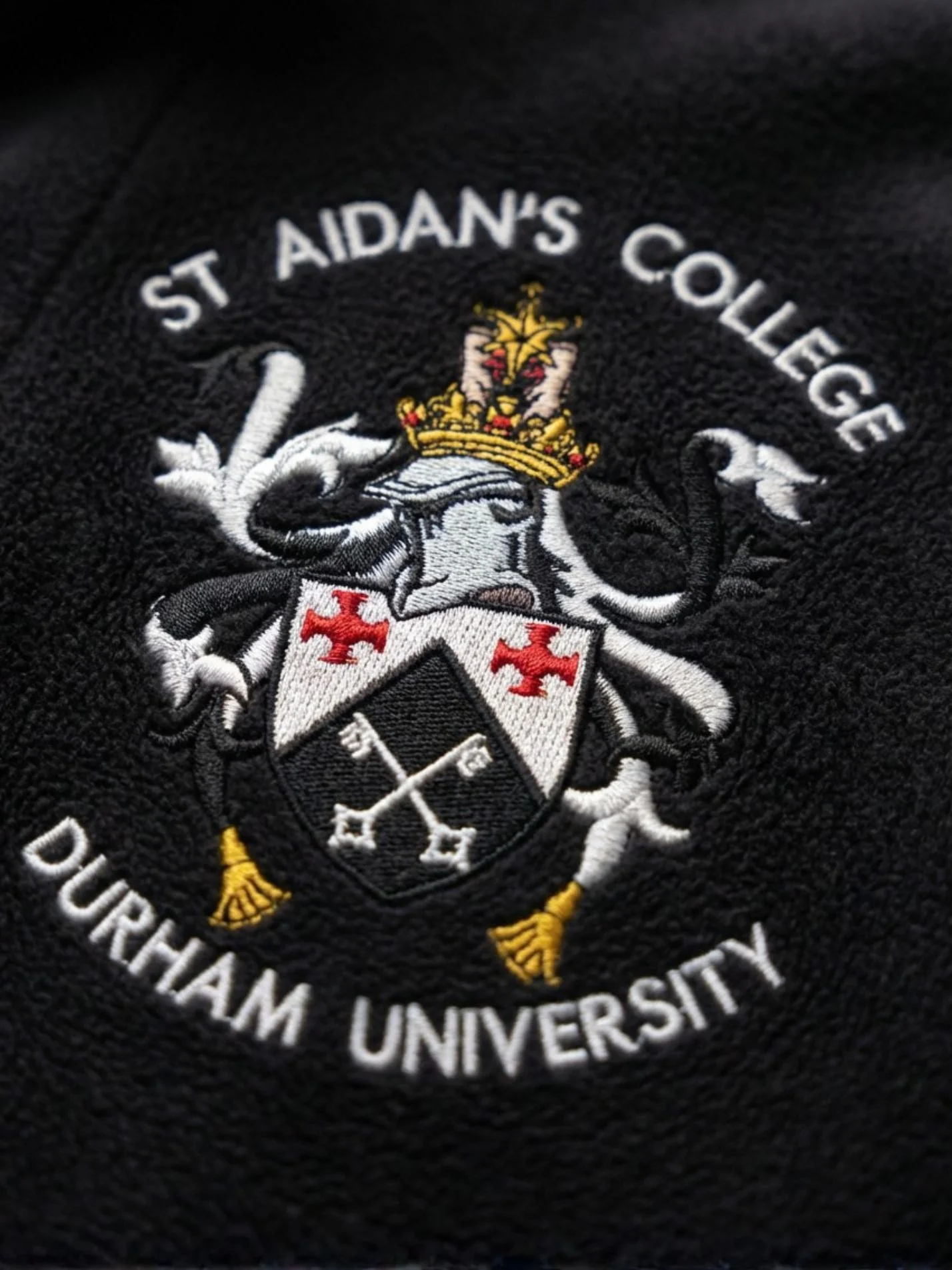 St Aidan's College Durham Unisex Polar Full Zip Fleece - Image 3
